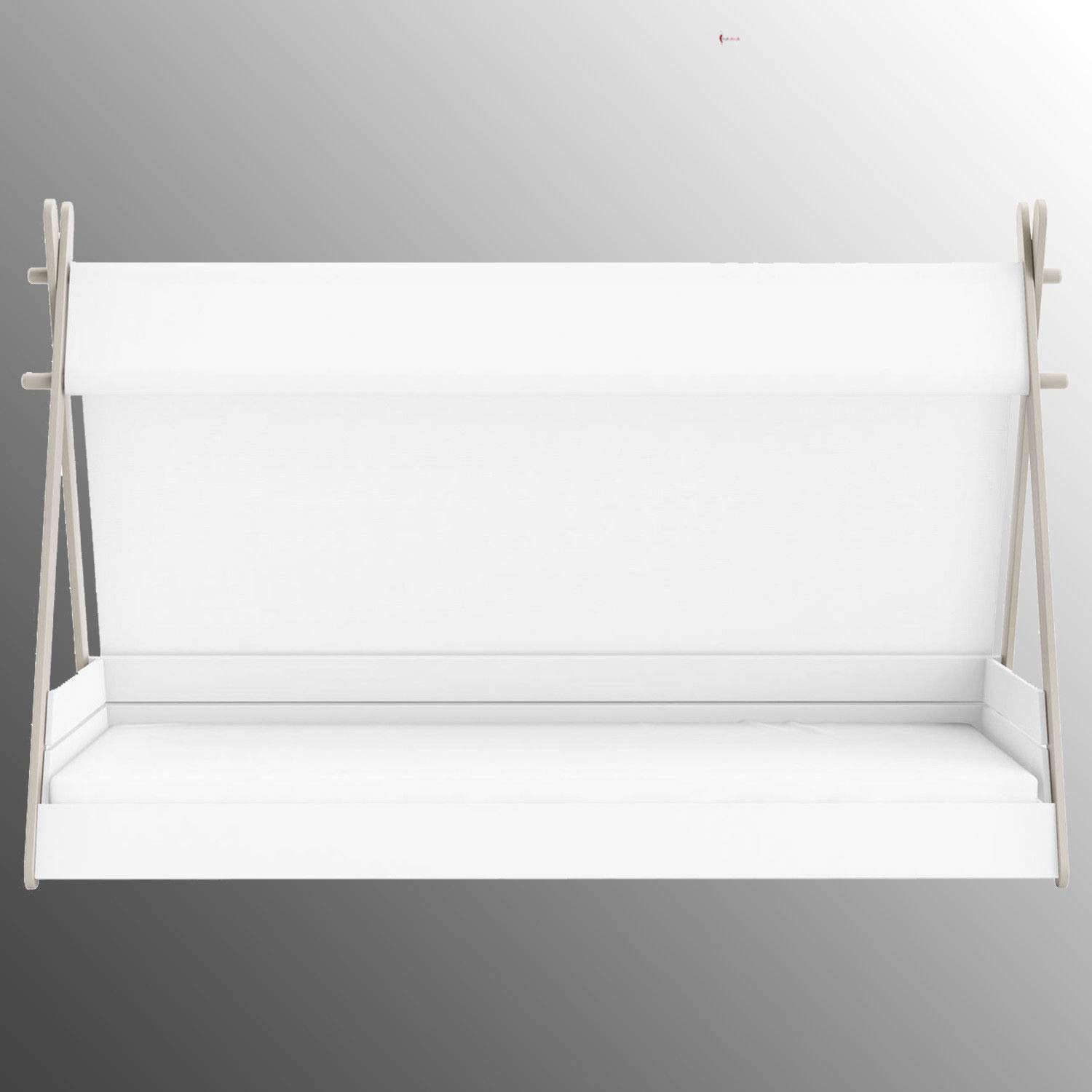 habeig Babybett Babybett TIPI Bett mit Lattenrost 70x140cm Kinderbett Spielbett, Bett in Form eines Wigwam.