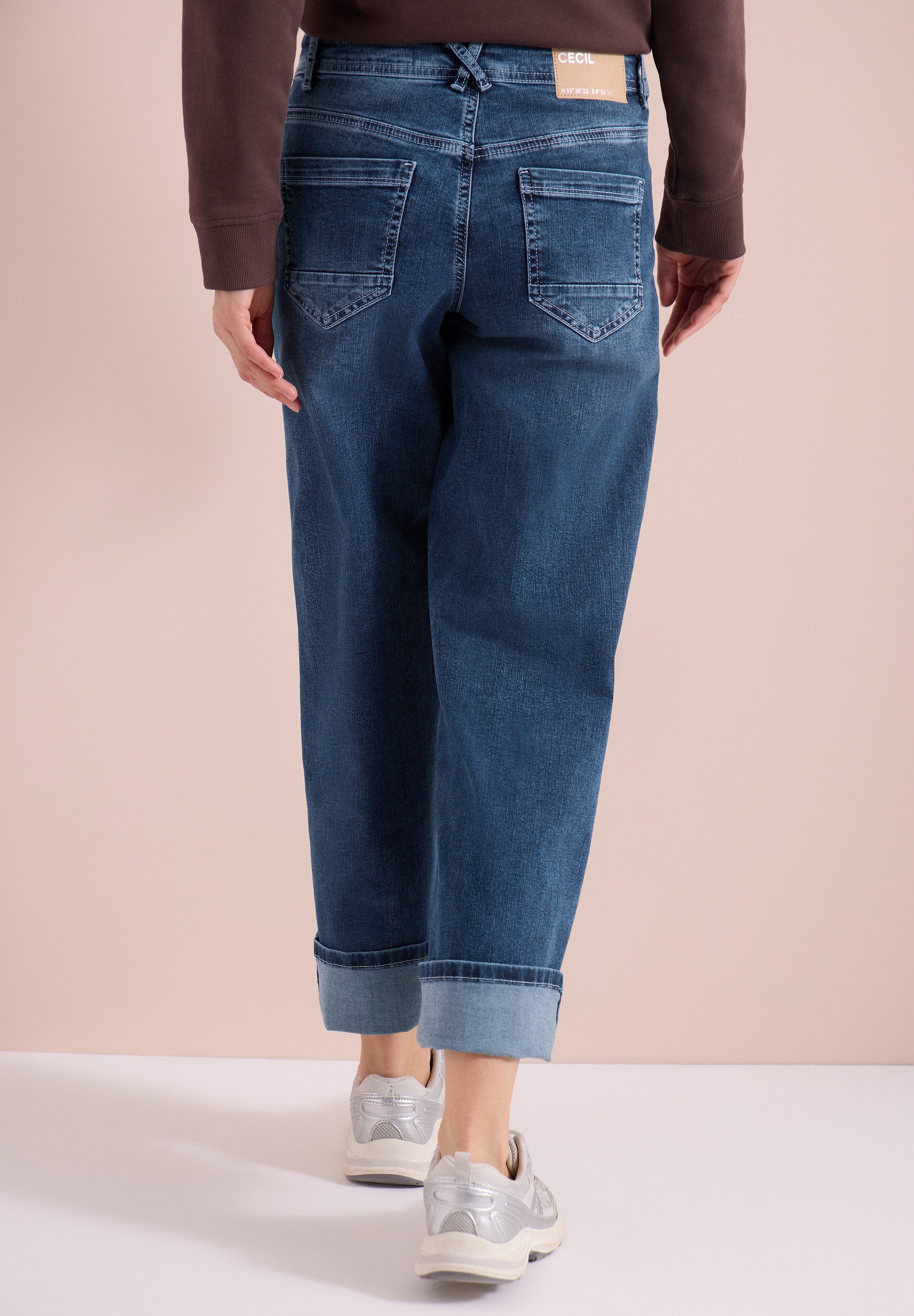 CECIL Slim-fit-Jeans High Waist