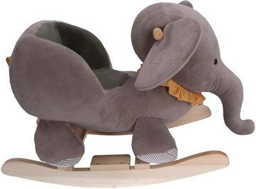 Sterntaler® Schaukeltier Elefant Eddy, mit Holzkufen und -griffen