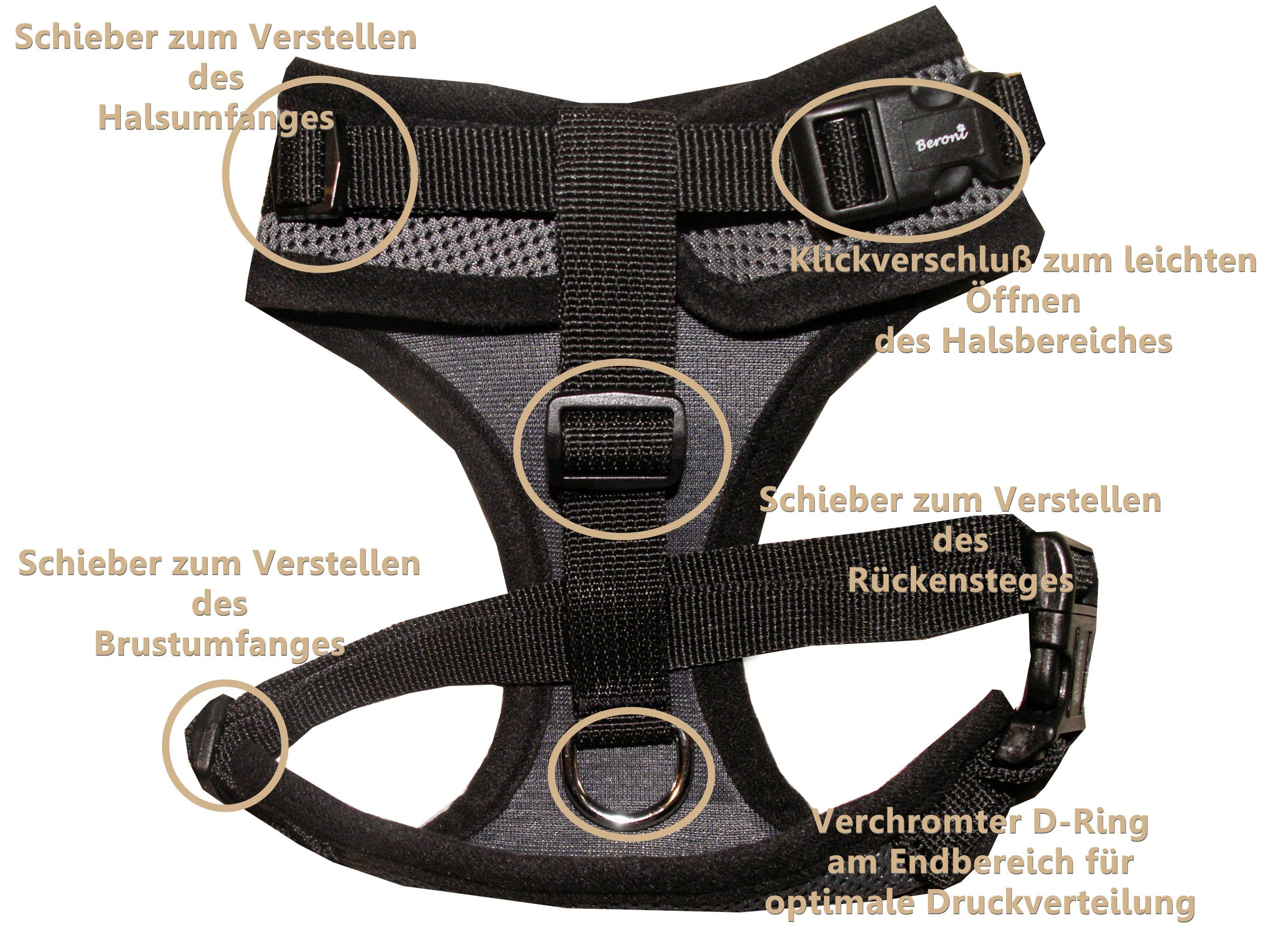 Beroni Geschirr Katzengeschirr Easy Walking 2.0 günstig online kaufen