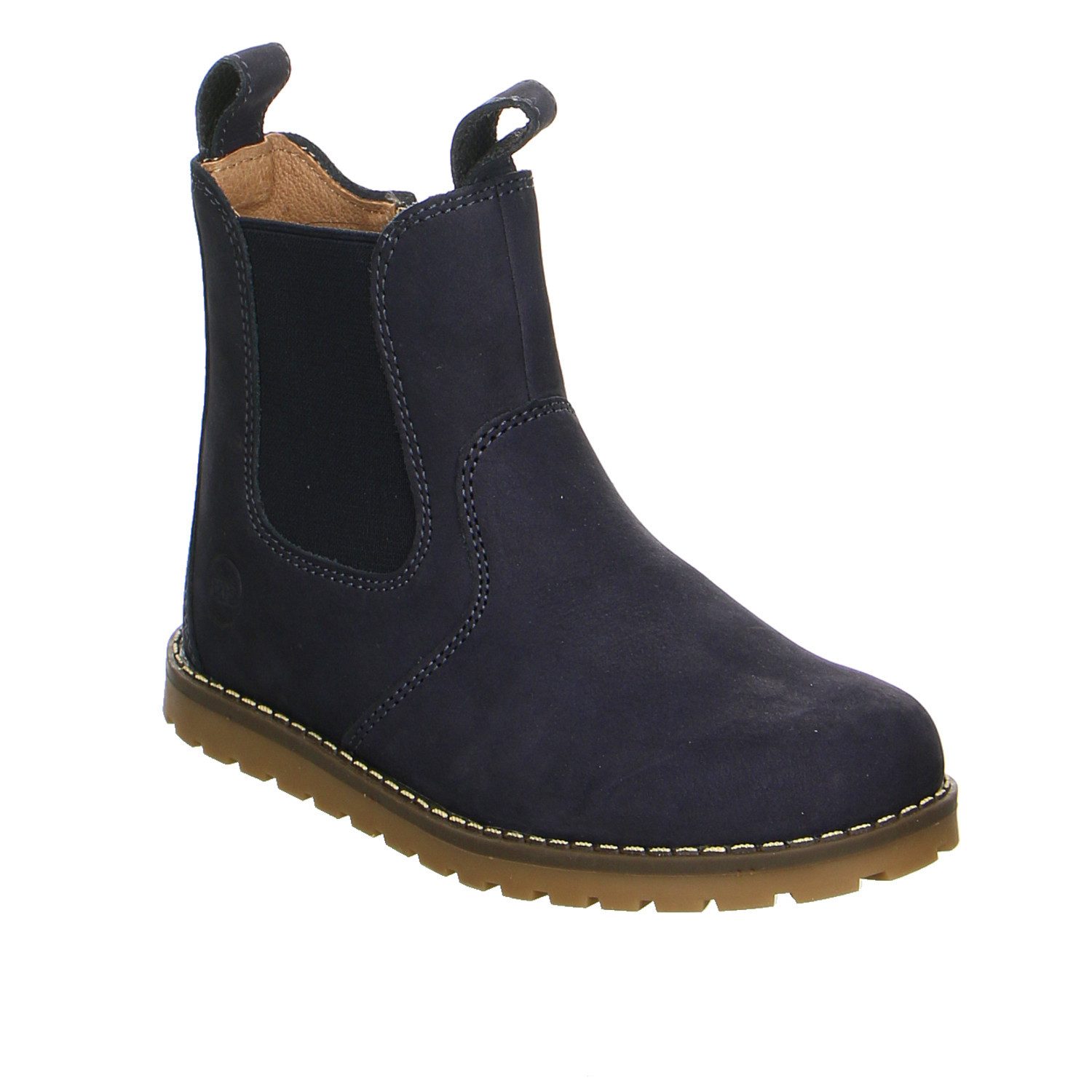 Lotta & Emil Lotta&emil Winter Blau Nubuk Klettstiefel Winter Mädchen blau Winterstiefelette