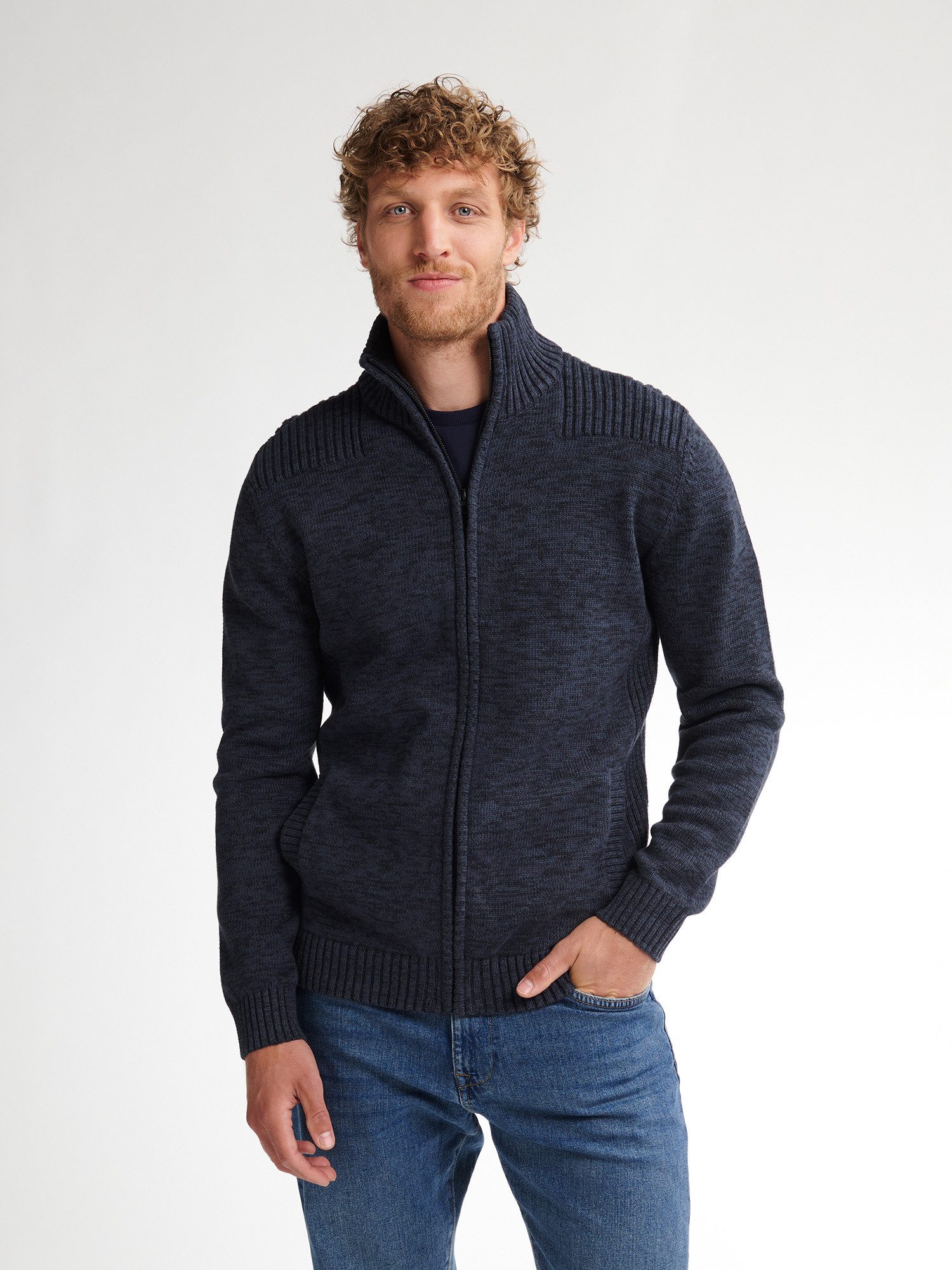 Petrol Industries Strickpullover Strickjacke Sleeping Bear günstig online kaufen