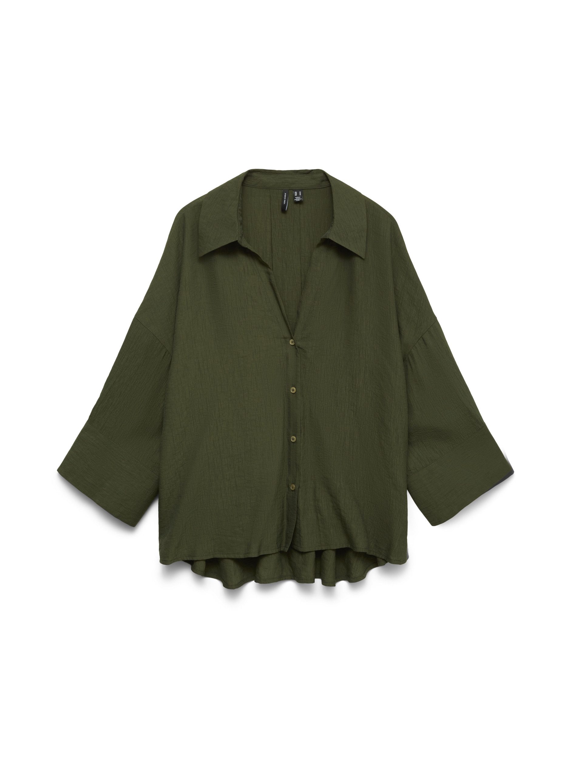 Vero Moda Blusenshirt VMDORIS 7/8 TOP WVN 186323 Forest Night