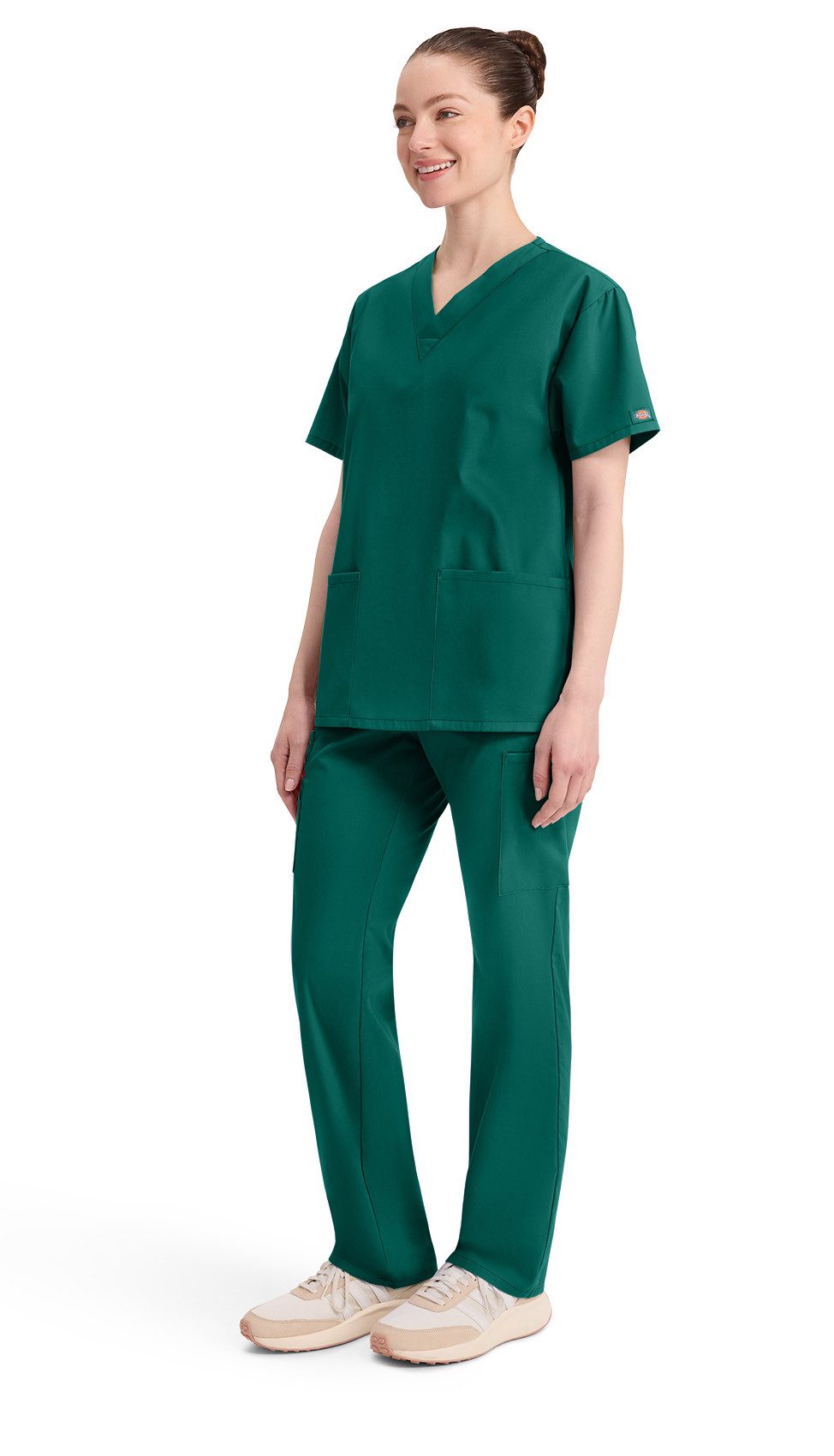 Dickies Funktionsbluse Unisex EDS Schlupfhemd V-Neck, Every Day Scrubs Kasack mit 2 aufgesetzten Taschen – Bild 3 von 5