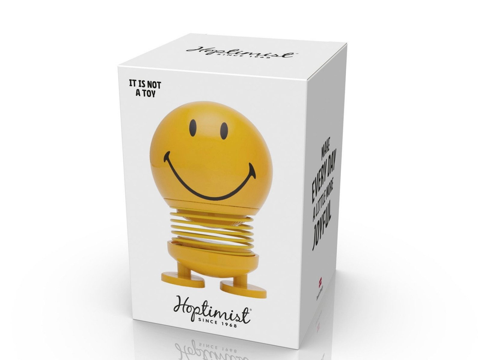 HOPTIMIST Dekofigur Smiley S yellow 6,6cm