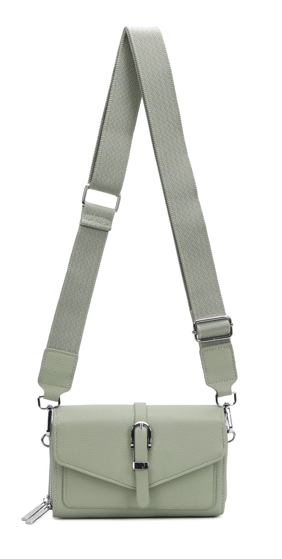 Schultertasche Damen Umhängetasche CrossBody Clutch Brusttasche Geldbörse Handytasche
