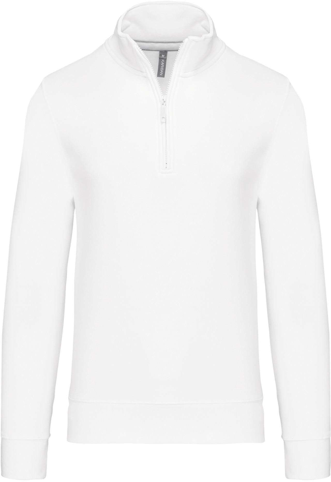 Sweatshirt Herren Sweatshirt mit Reißverschlusskragen