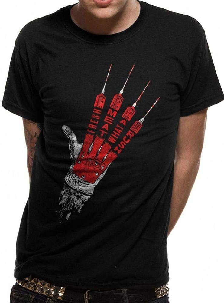 A Nightmare On Elm Street Print-Shirt Nightmare ON ELM Street - Fresh Meat T-Shirt S M L XL XXL
