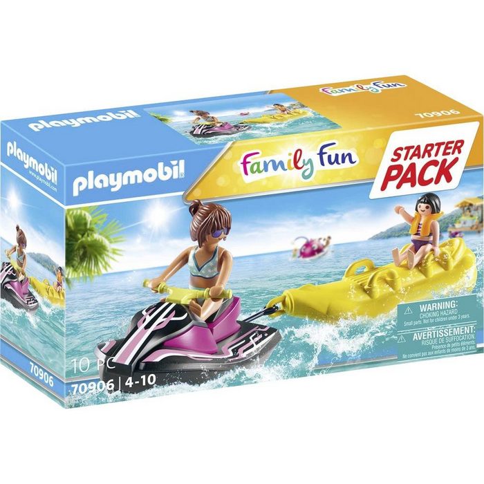 Playmobil® Konstruktions-Spielset Starter Pack Wasserscooter mit Bananenboot