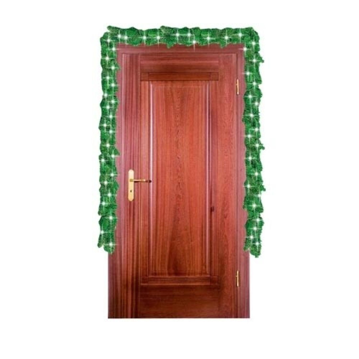 BURI Lichterkette LED Tannengirlande 40 Lichter