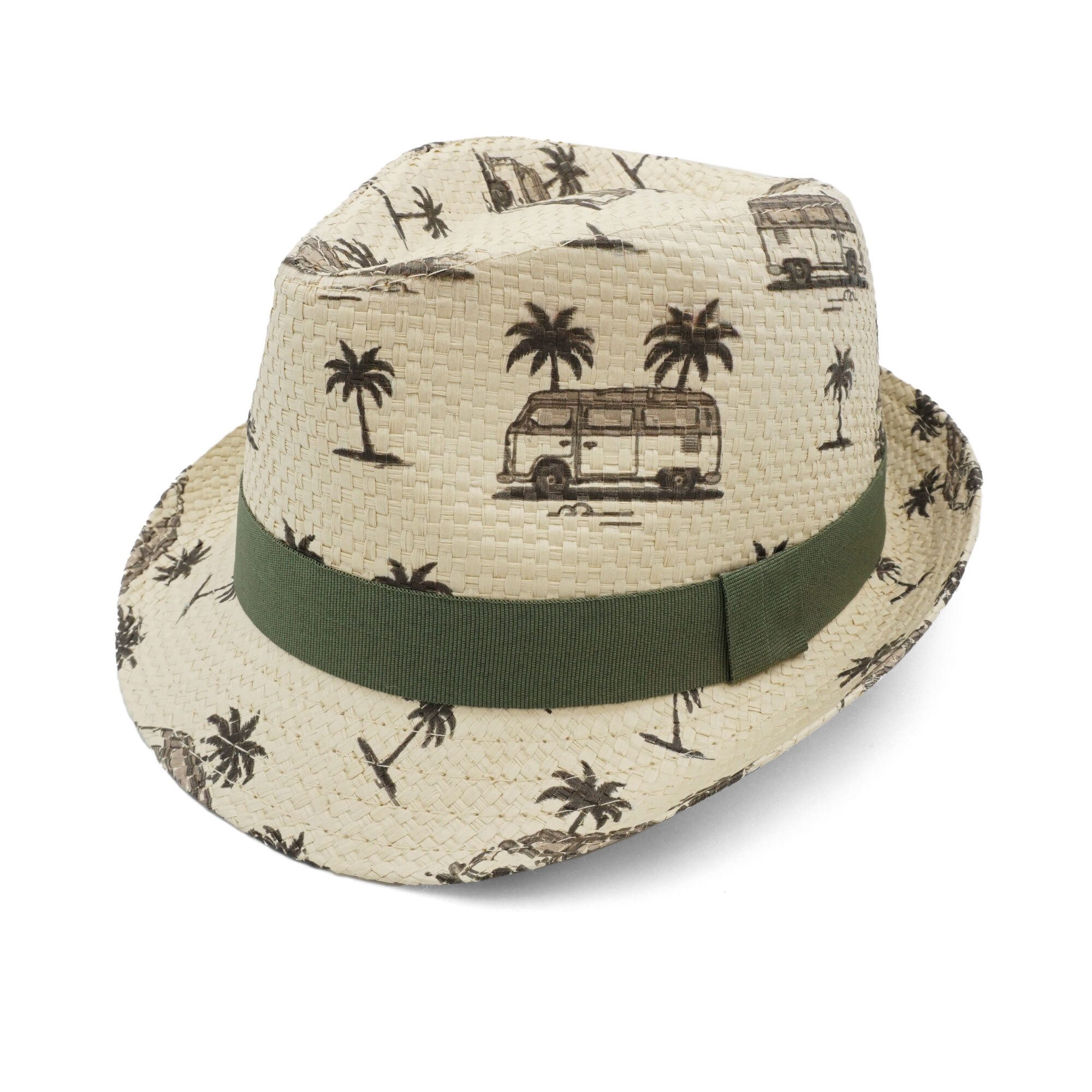 MAXIMO Strohhut KIDS BOY-Trilby Camper Futter (1-St)