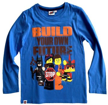 LEGO® kidswear Langarmshirt 2x Lego Movie Langarm T-Shirt Blau Jungen Sweatshirt Doppelpack