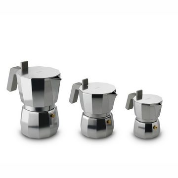 Alessi Espressokocher Espressokocher MOKA modern 6, 0.3l Kaffeekanne, Nicht für Induktion geeignet