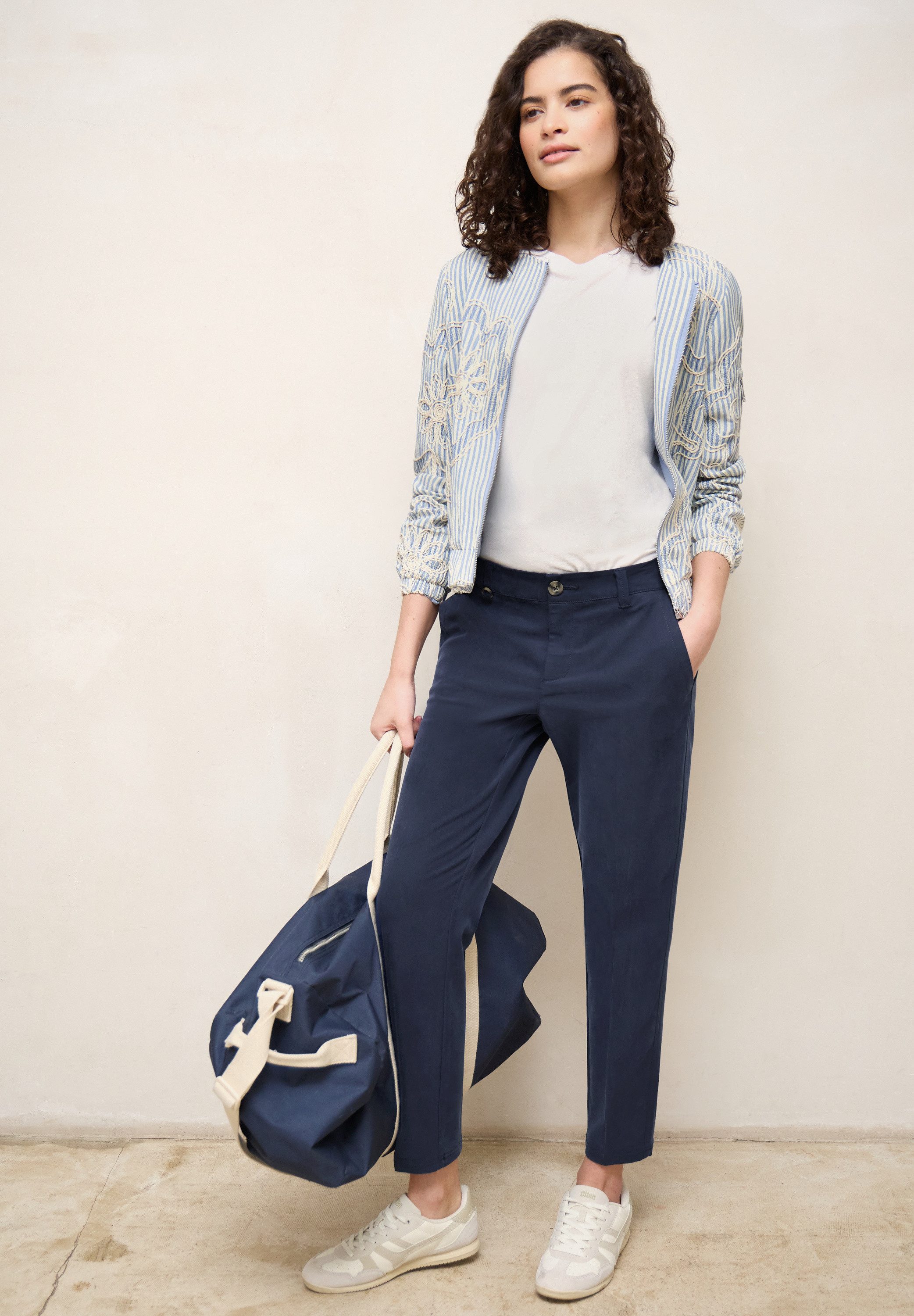 STREET ONE STUDIO Chinohose Middle Waist
