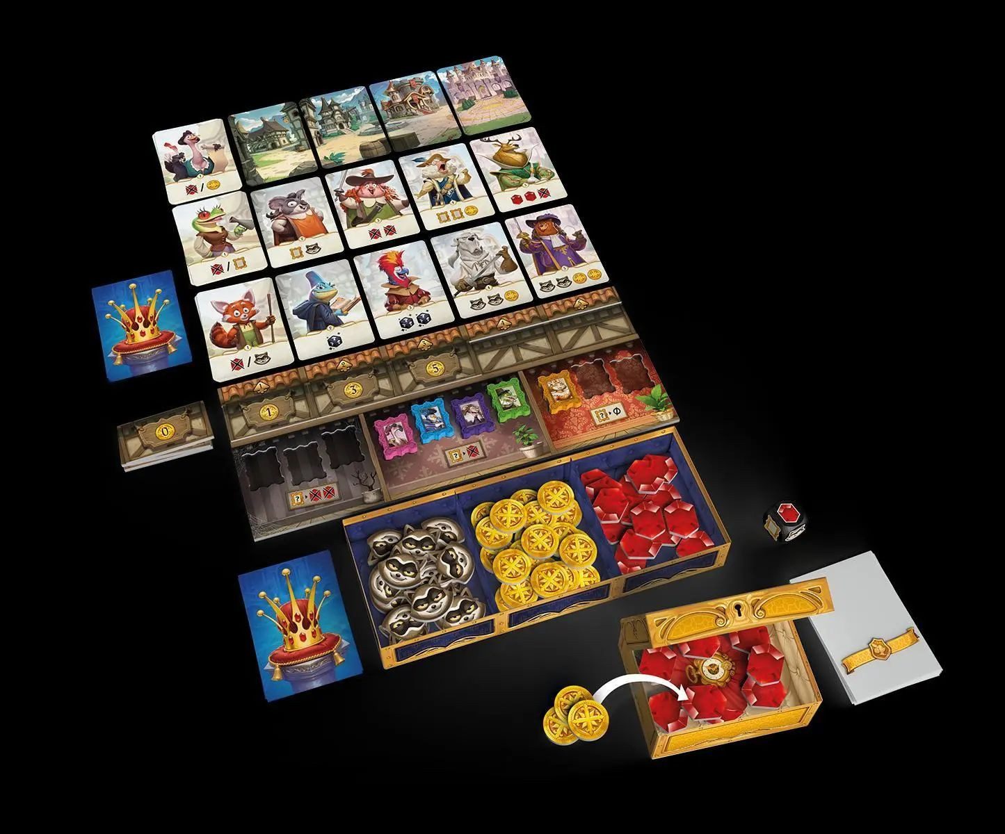 Asmodee Spiel Für die Krone