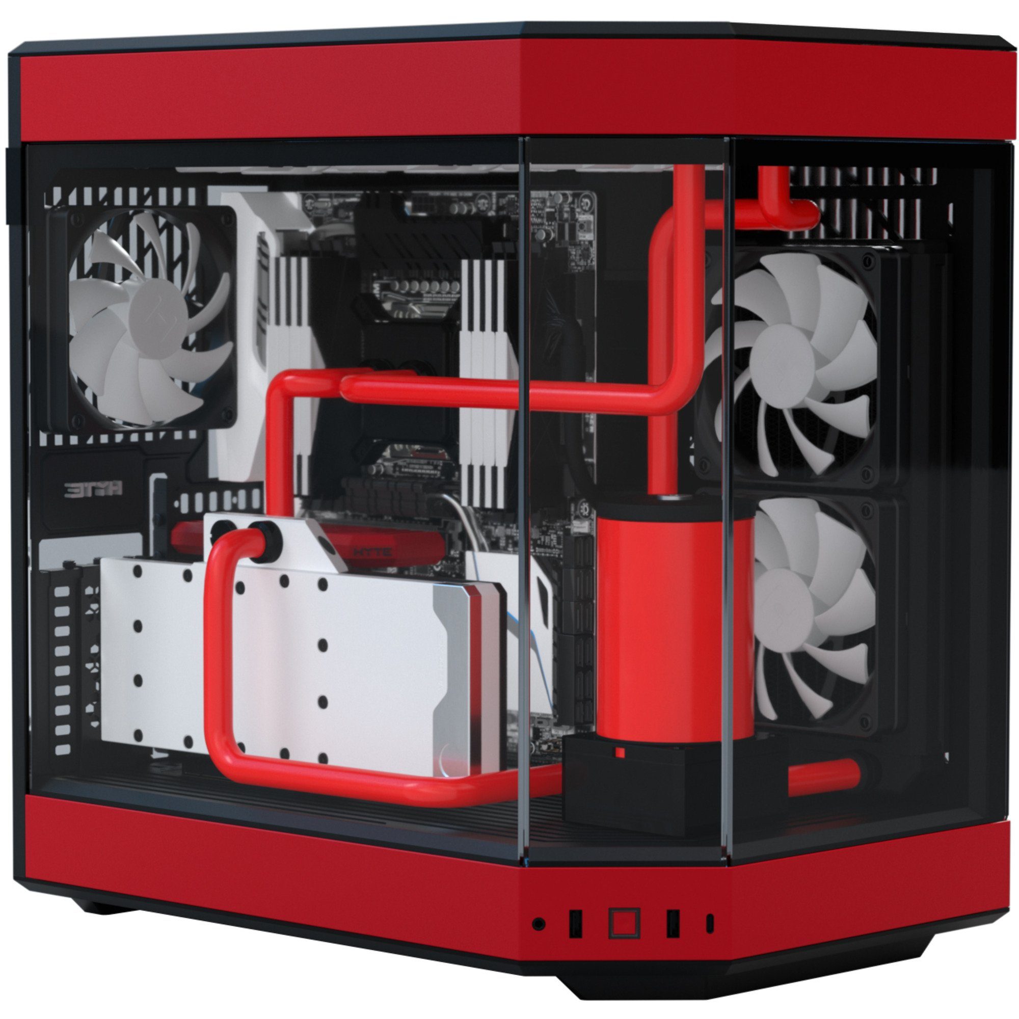 Hyte PC-Gehäuse HYTE Y60, Tower-Gehäuse, (Tempered Glass)