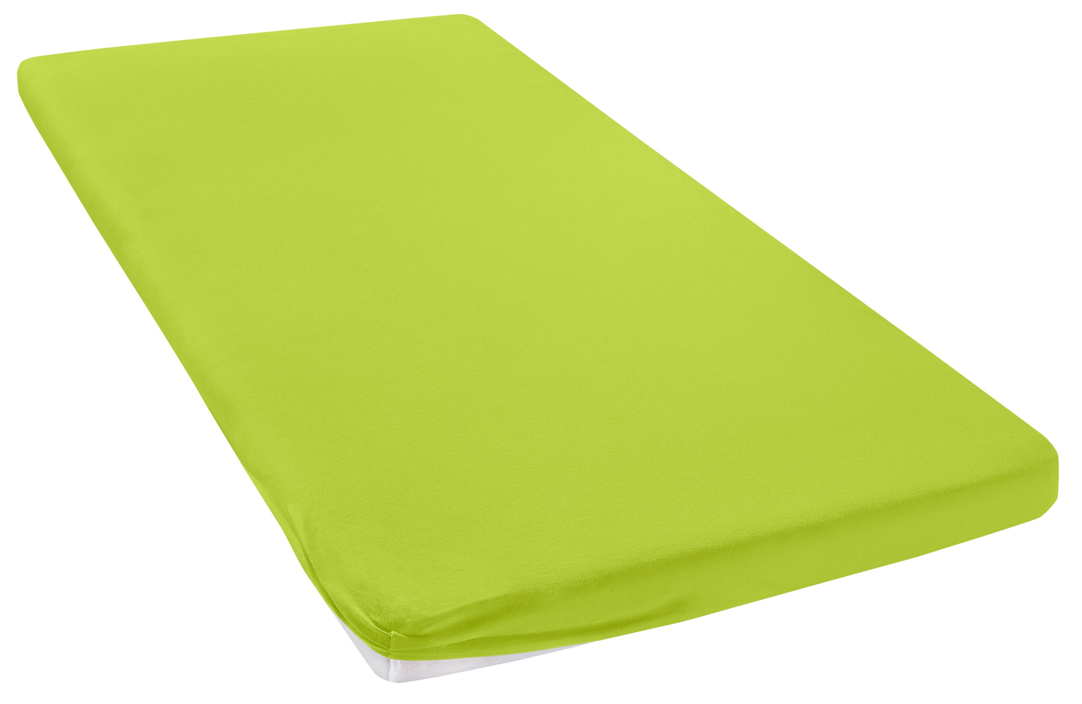 OTTO home Spannbettlaken Topper Basic, in Gr. 90x200, 140x200 oder 180x200 cm, Baumwoll-Jersey, Gummizug: rundum, (1 Stück), Baumwolle, Matratzen bis 8 cm Höhe, Bettlaken, Spannbetttuch, Laken