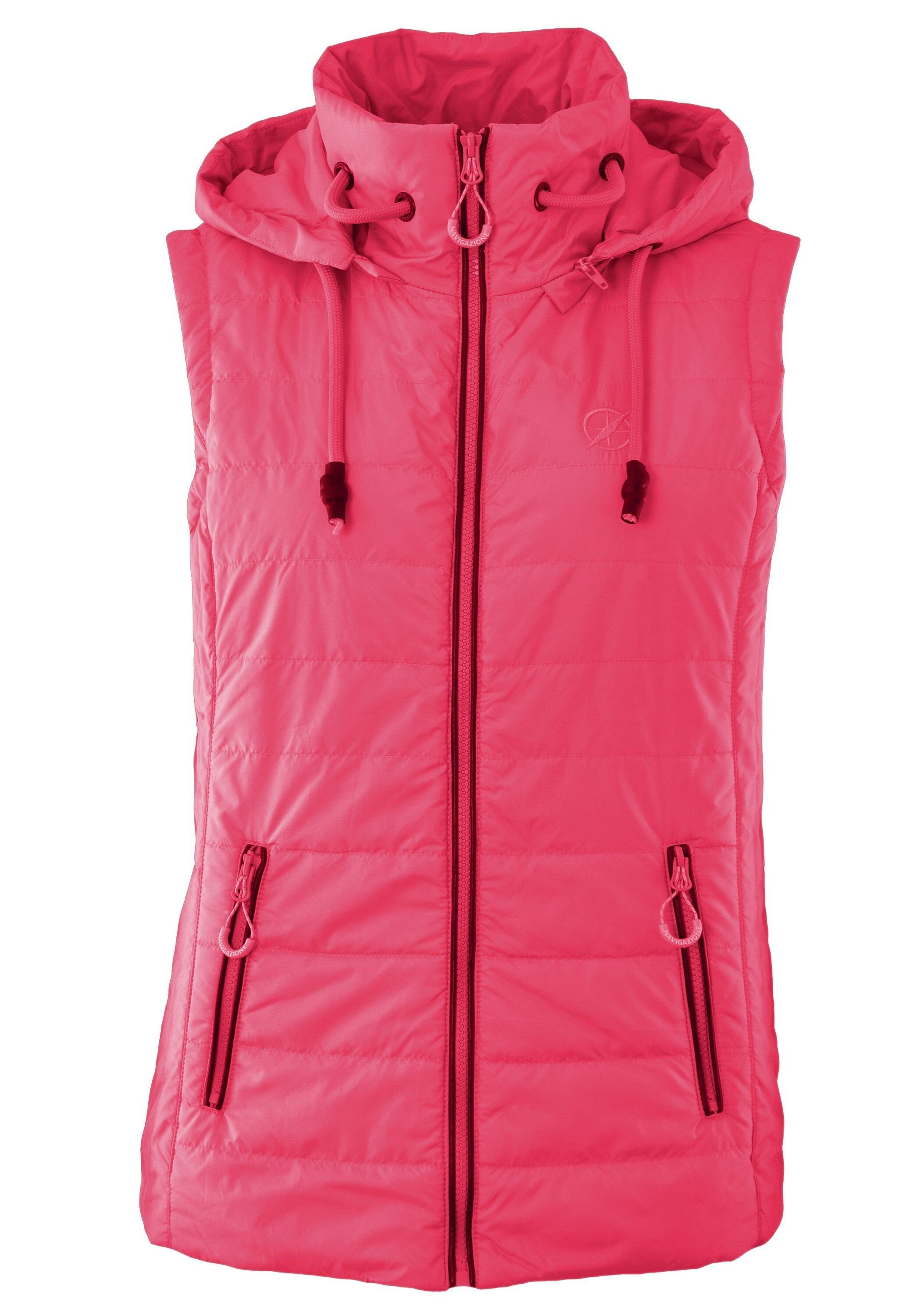 NAVIGAZIONE Steppweste mit Kapuze günstig online kaufen