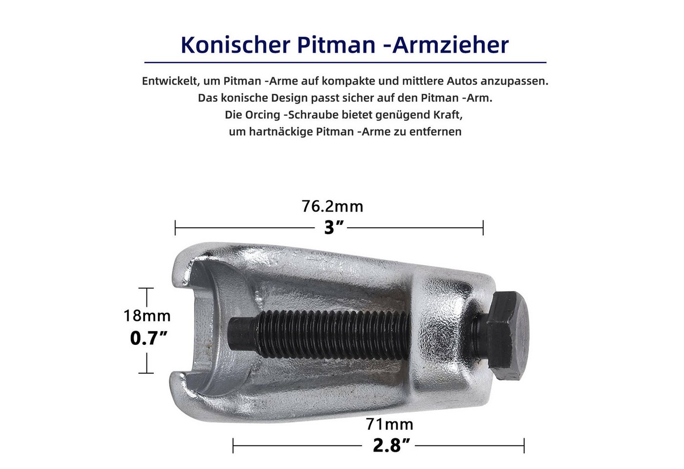 Thumbnail - CCLIFE Kugelgelenkabzieher Kugelgelenk Abzieher Spurstangenkopf Ausdrücker Traggelenk Werkzeug