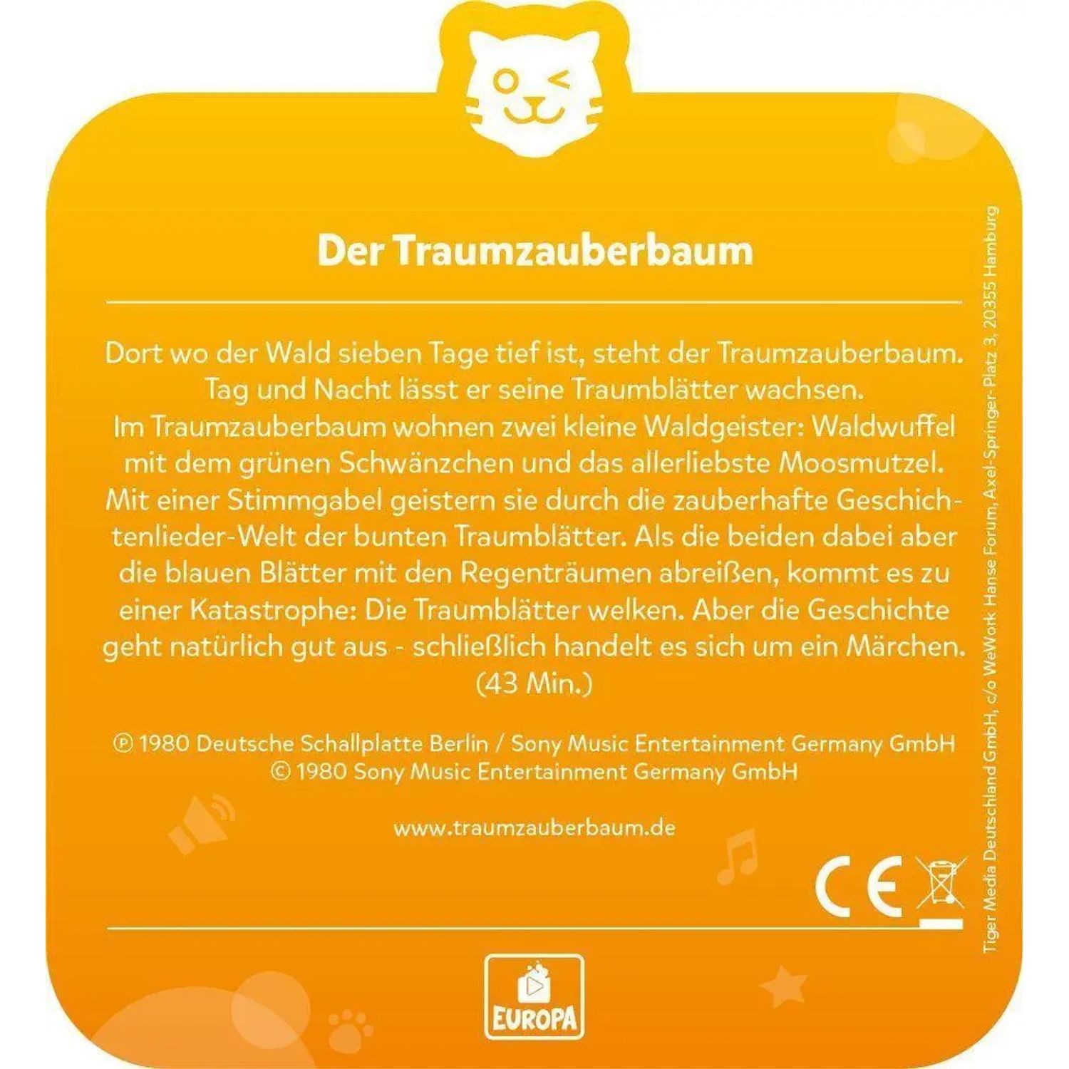 Tiger Media Deutschland GmbH Hörspiel tigercard - Der Traumzauberbaum