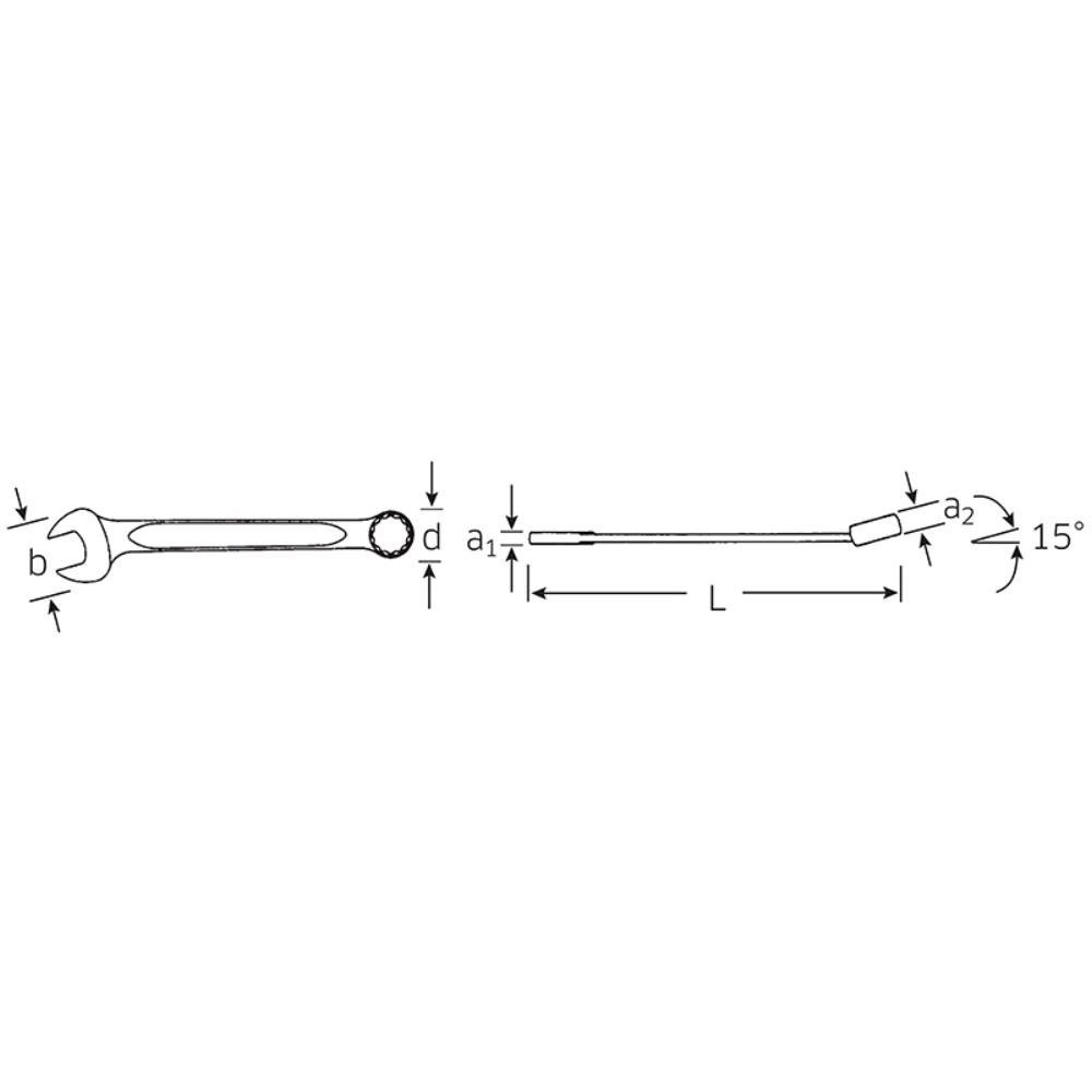 Stahlwille Gabel- und Ringschlüssel Ringmaulschlüssel DIN mm OPEN-BOX A 12 3113