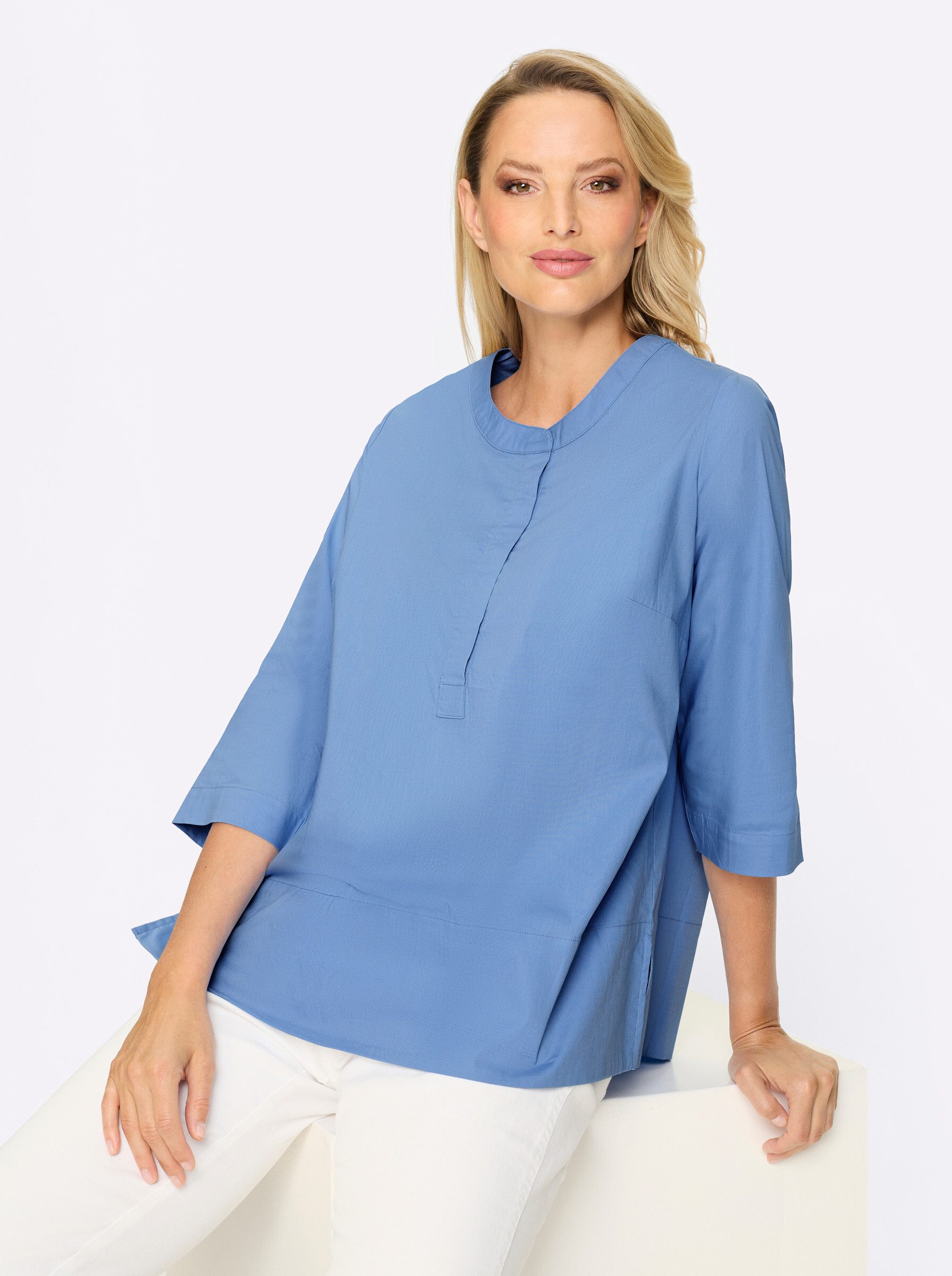 heine Klassische Bluse Bluse 3/4-Arm