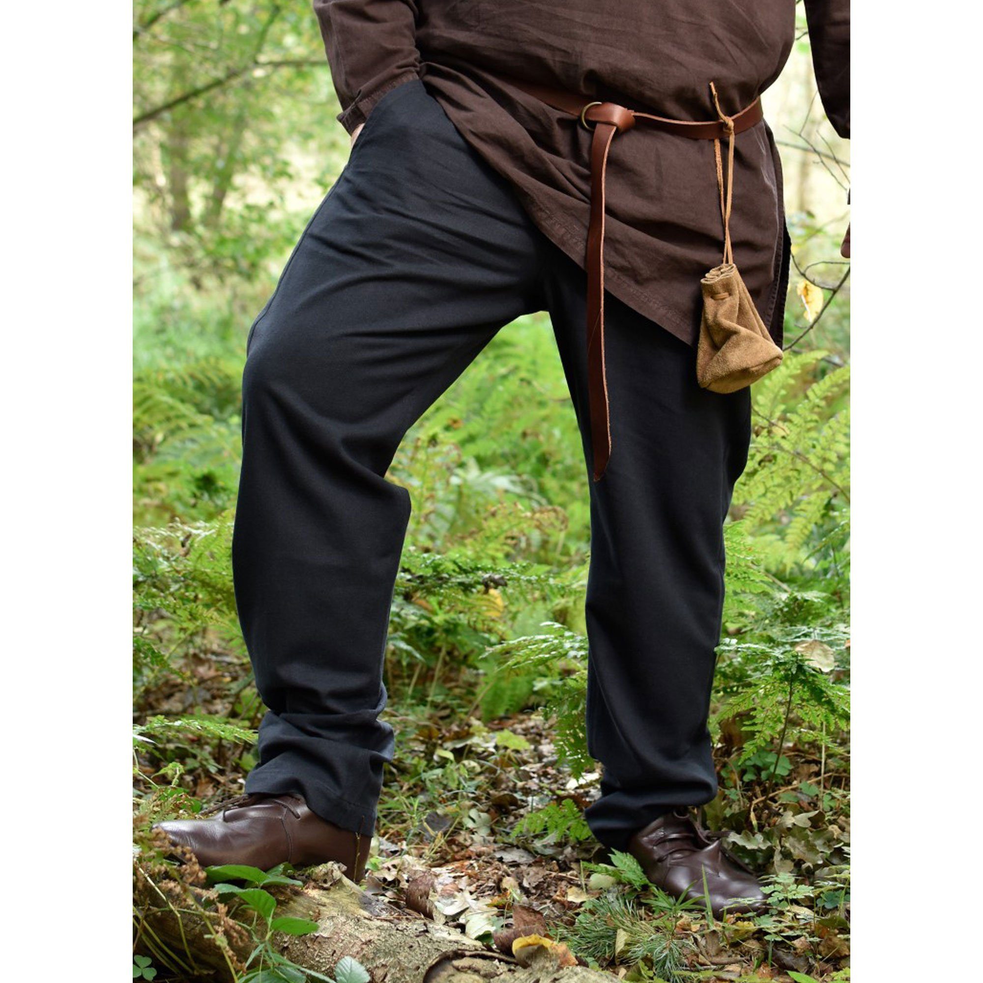 Battle Merchant Wikinger-Kostüm Einfache Mittelalter-Hose Hagen, schwarz XX günstig online kaufen