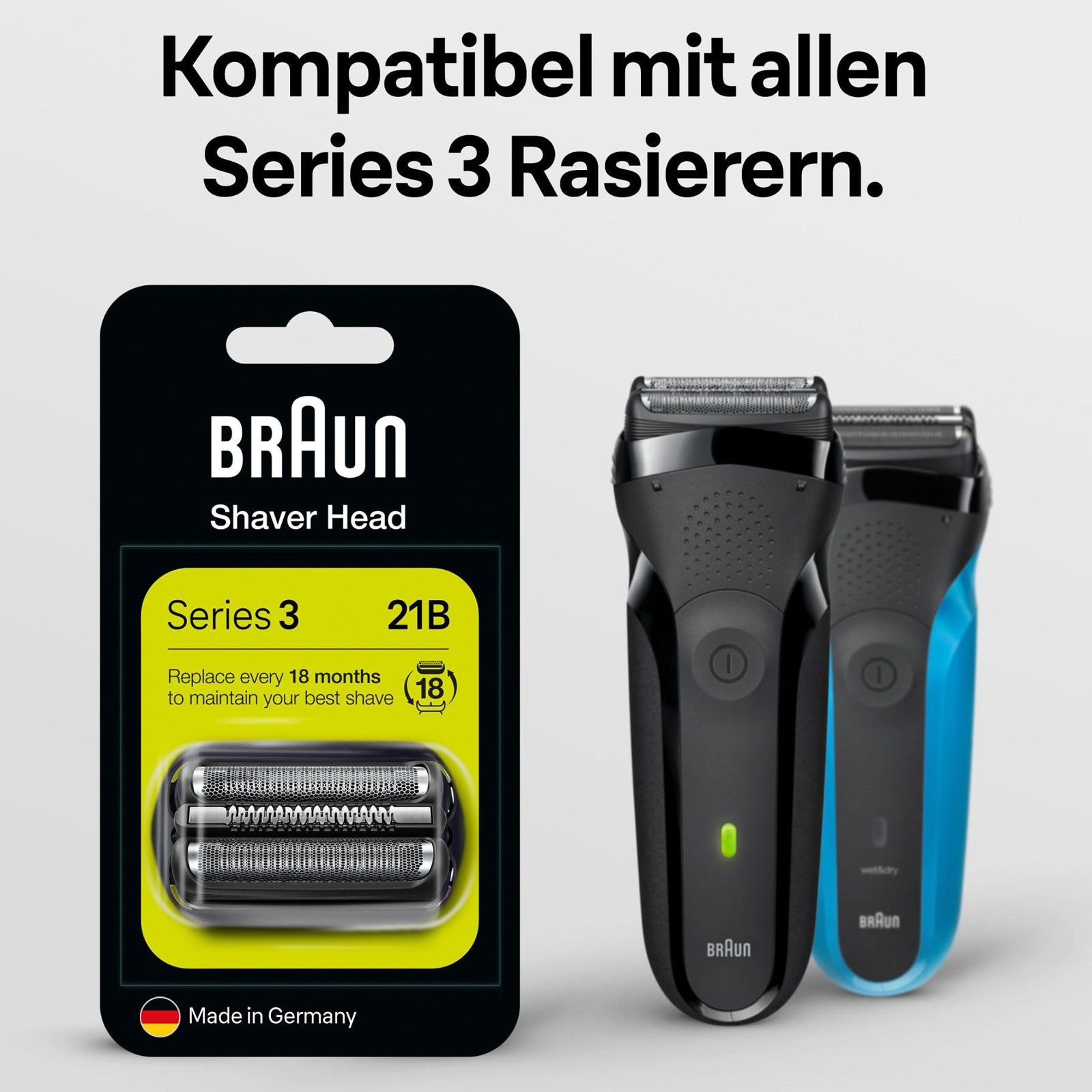 Braun Ersatzscherköpfe