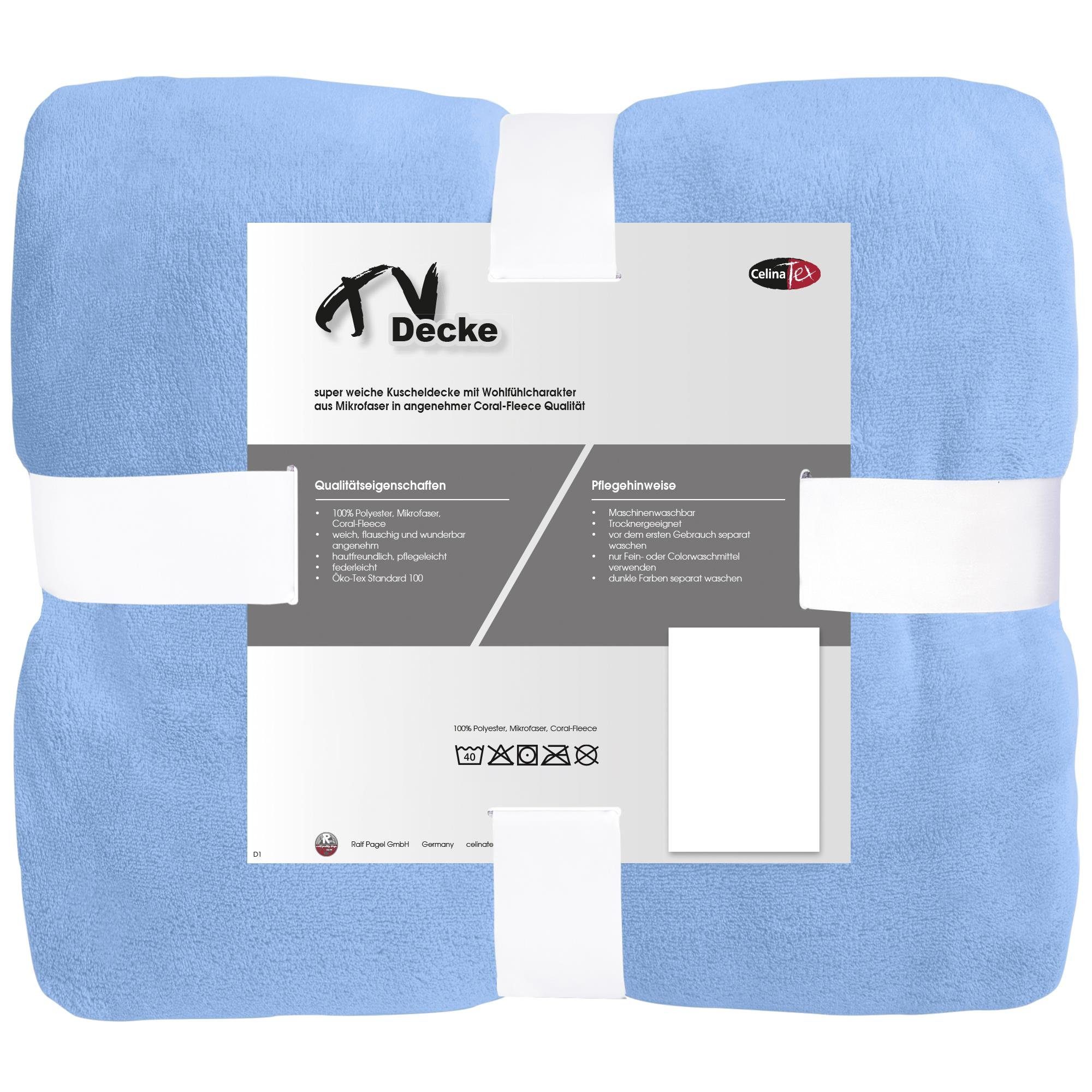 Wohndecke TV Decke Kuscheldecke Sofadecke Fleece günstig online kaufen