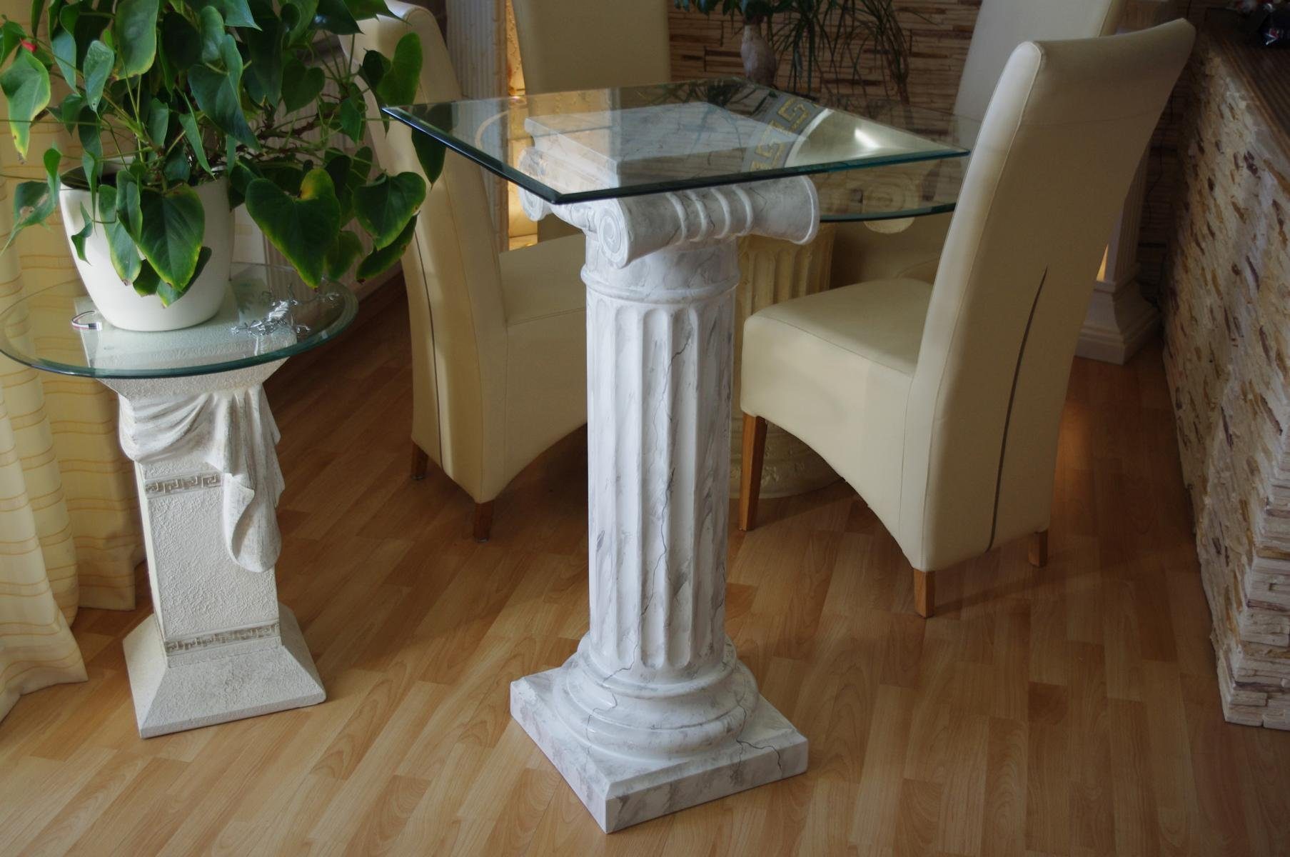 Wohndesign Telefontisch.. Blumensäule Antikes Deko Marmorsäule Beistelltisch Beistelltisch Säule