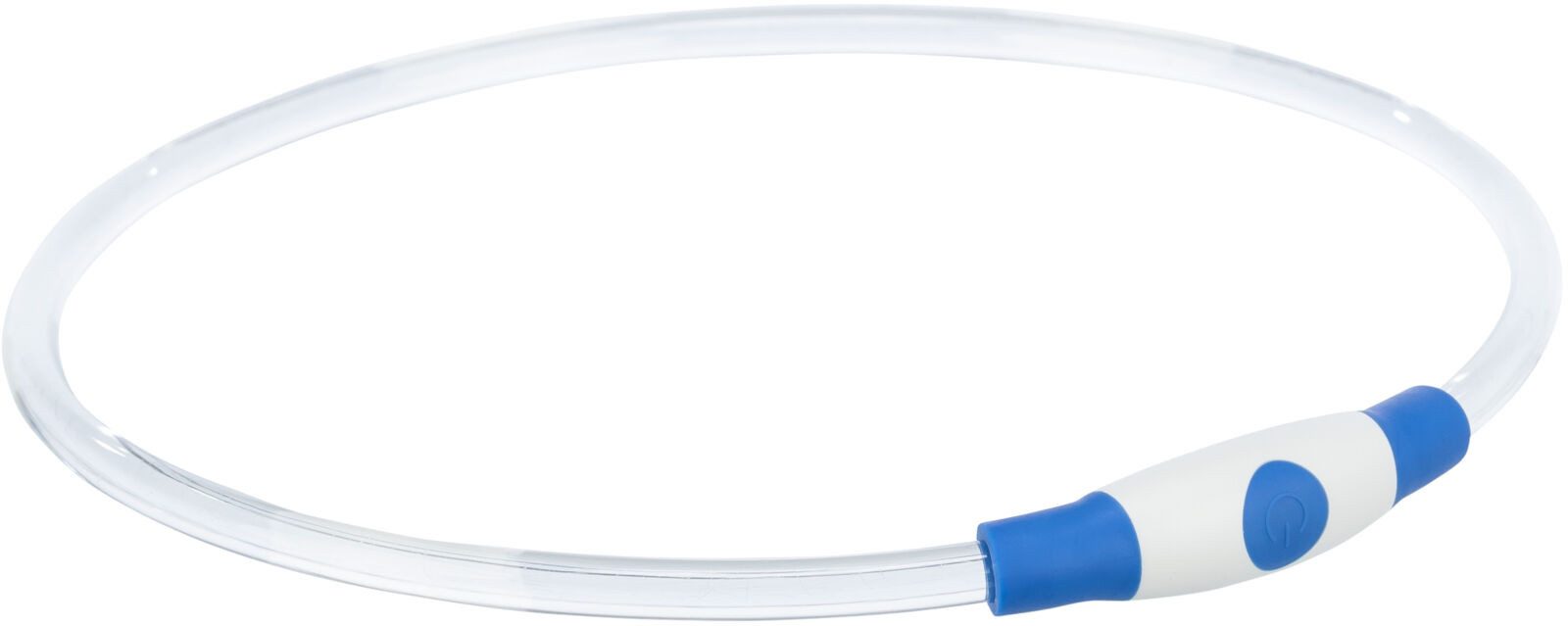 TRIXIE Hundehalsbandleuchte Flash Leuchtring USB - blau - 40 cm/ø 8 mm