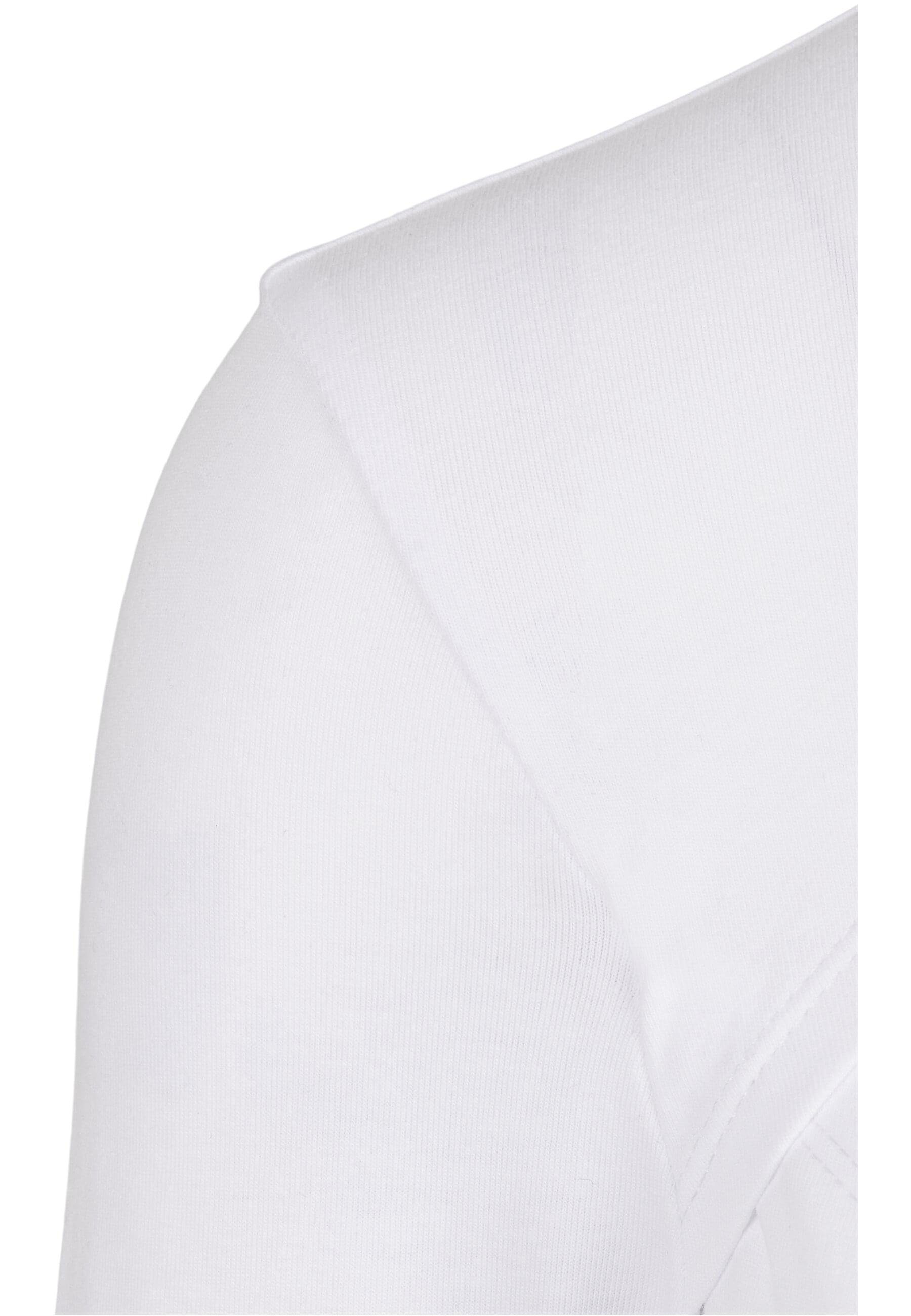 Turtleneck CLASSICS URBAN Ladies Cut-Out white Longsleeve Langarmshirt Damen (1-tlg)