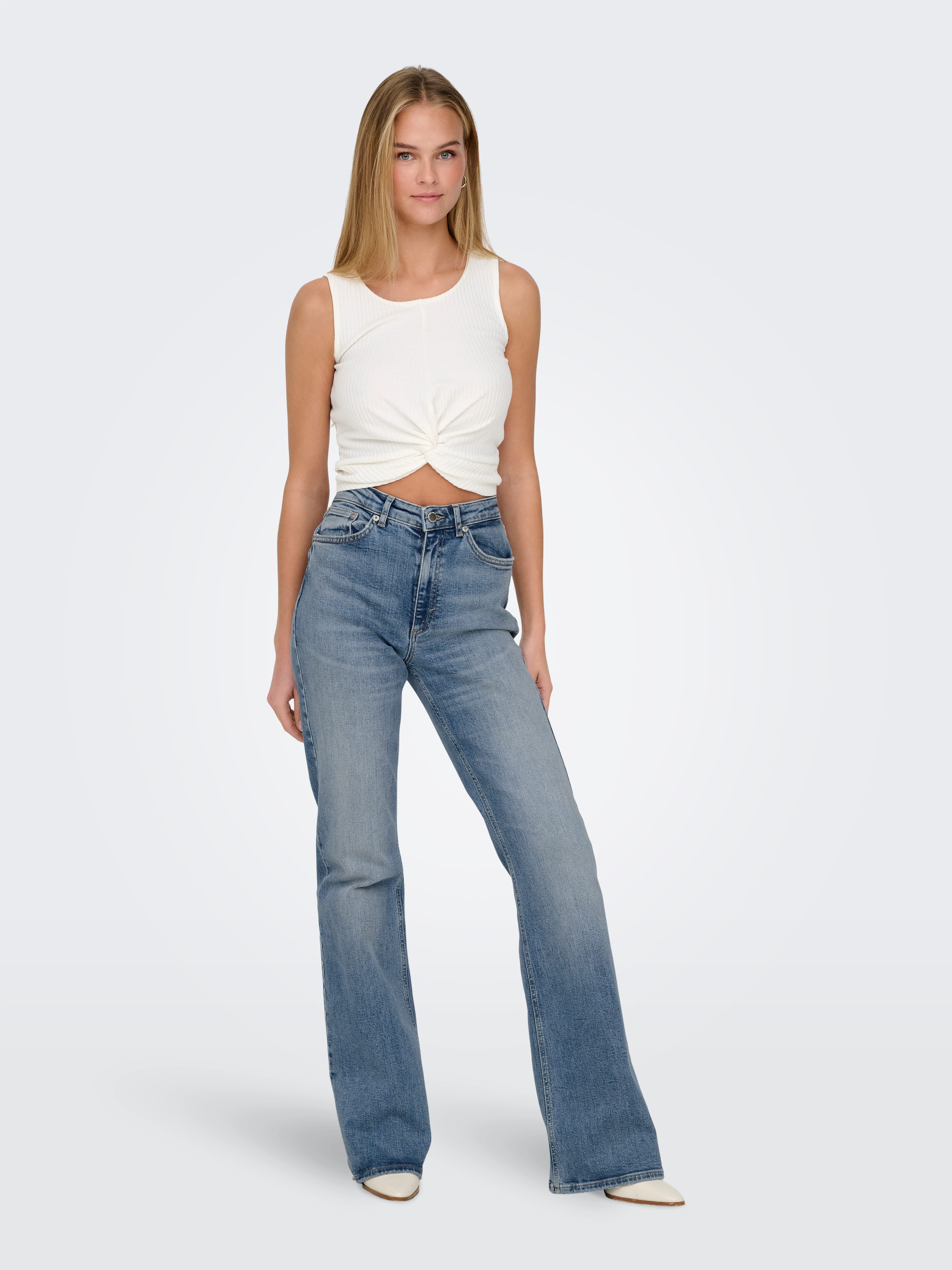 Bootcut-Jeans ONLJUICY HW FLARED DNM DOT023 NOOS