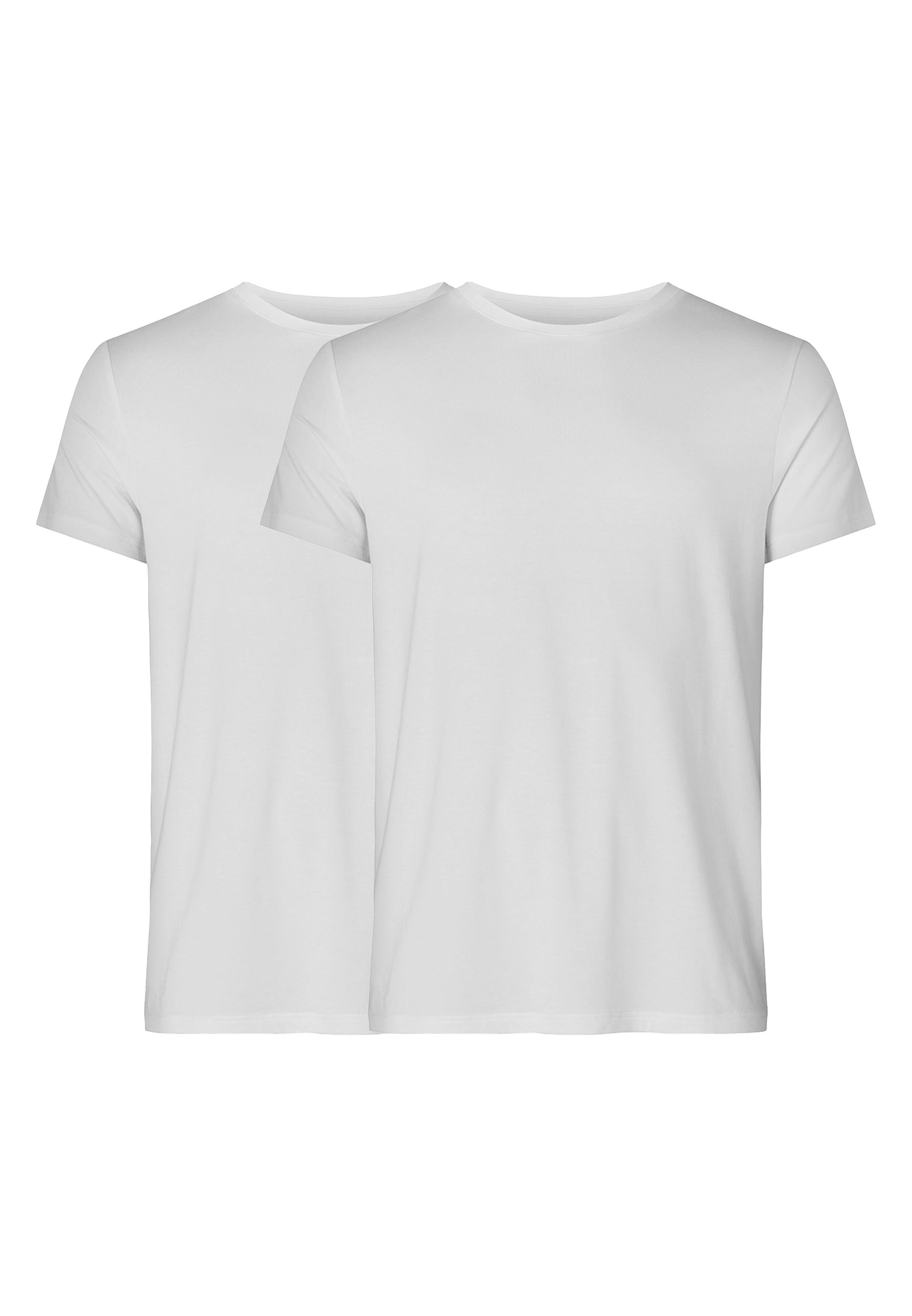 Resteröds Unterhemd 2er Pack Bamboo (Spar-Set, 2-St) Unterhemd / Shirt kurzarm - Weiß | Unterhemden