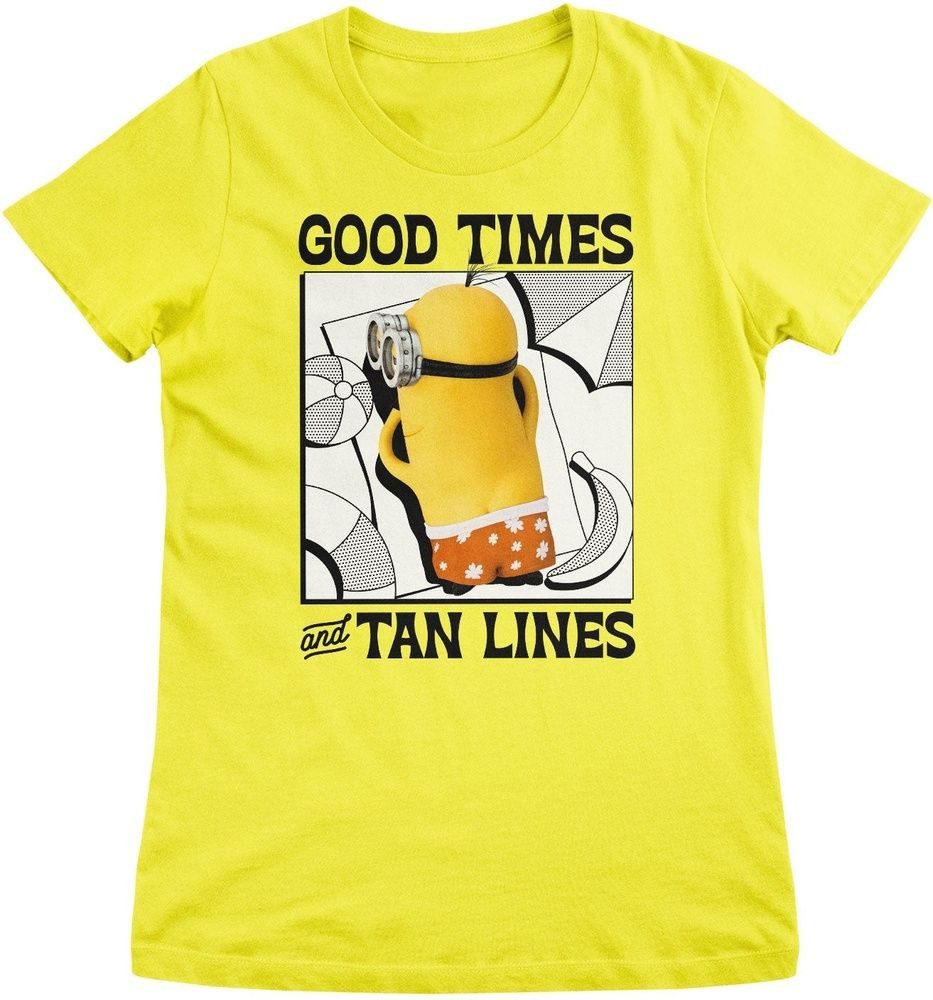 Minions T-Shirt Minions - Good Times & Tan Lines Girly Tee