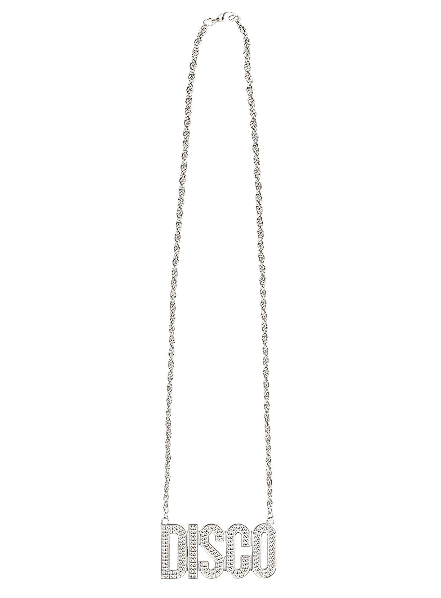 Boland Kostüm Disco Silberkette, Stellt eindeutig klar,was für Musik Du hör günstig online kaufen
