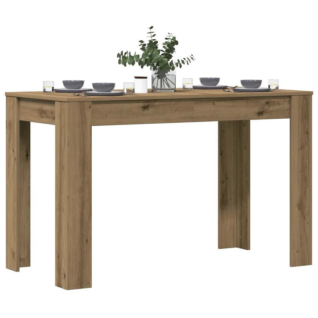 vidaXL Esstisch, Esstisch Artisan-Eiche 120x60x76 cm Holzwerkstoff günstig online kaufen