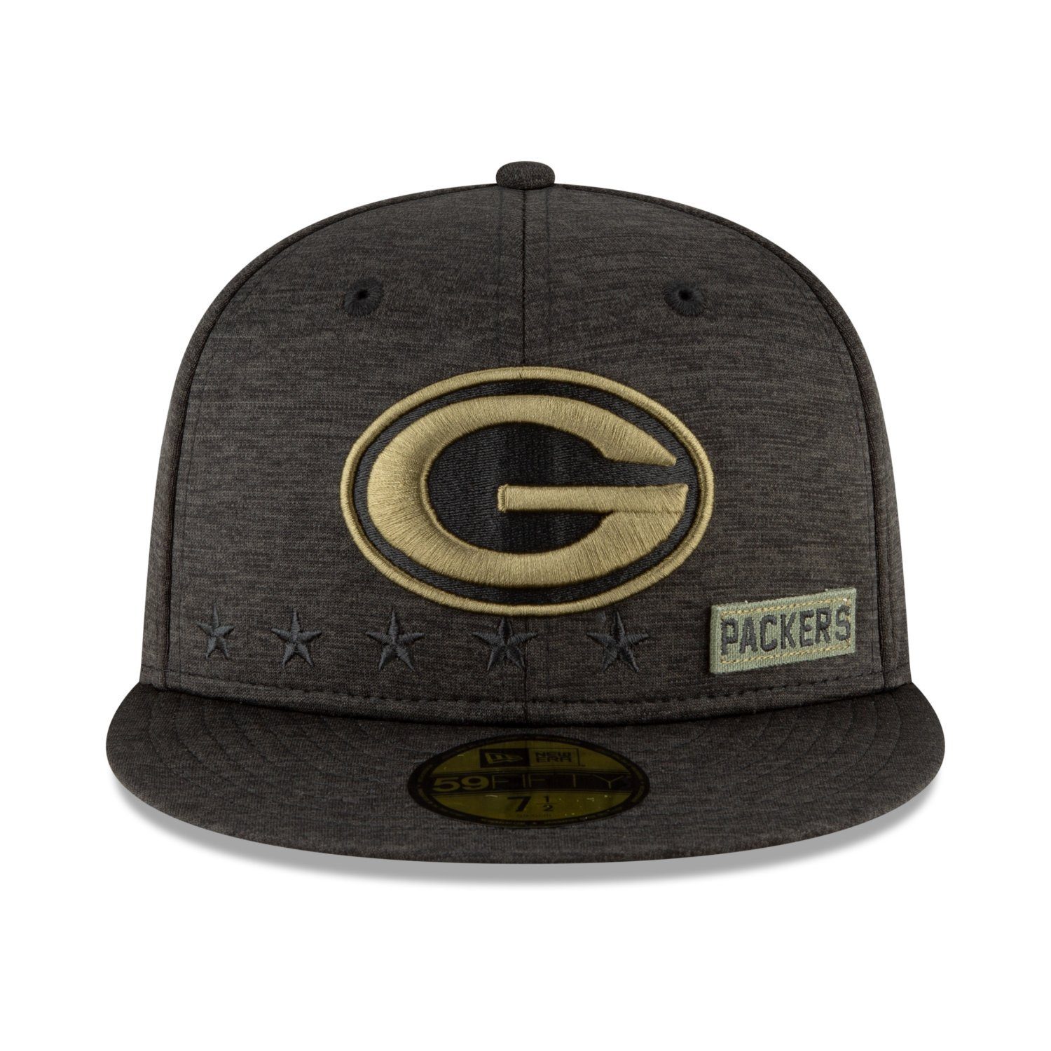 Salute to Packers Service 2020 Green Bay NFL Fitted New Era Cap 59FIFTY