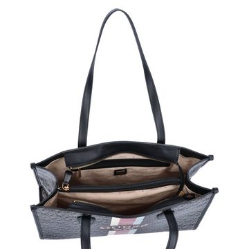 Guess Umhängetasche GUESS Damen Shopper Silvana Charcoal Logo (1-tlg)