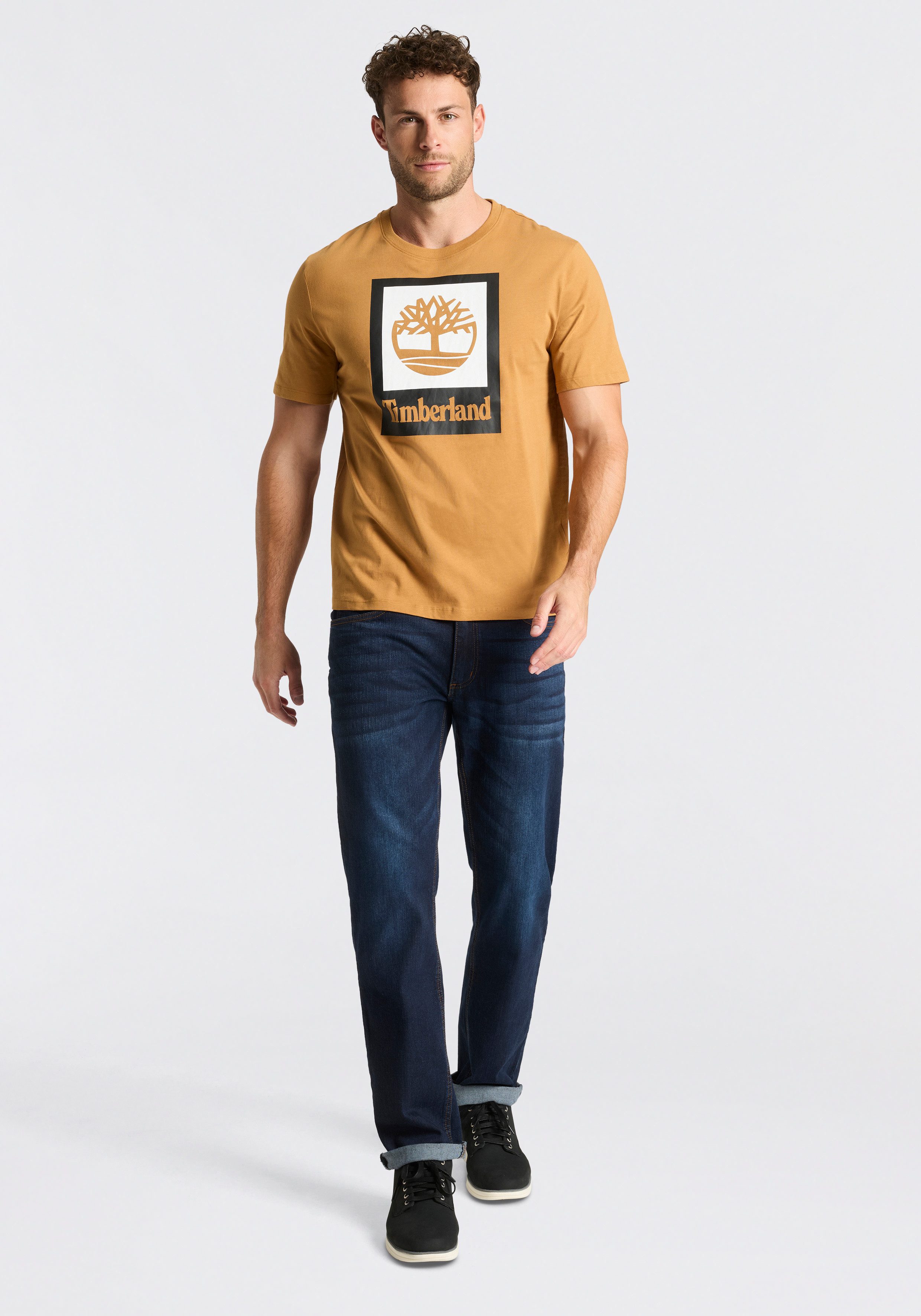 Timberland T-Shirt STACK LOGO Colored Short Sleeve Tee UNISEX günstig online kaufen
