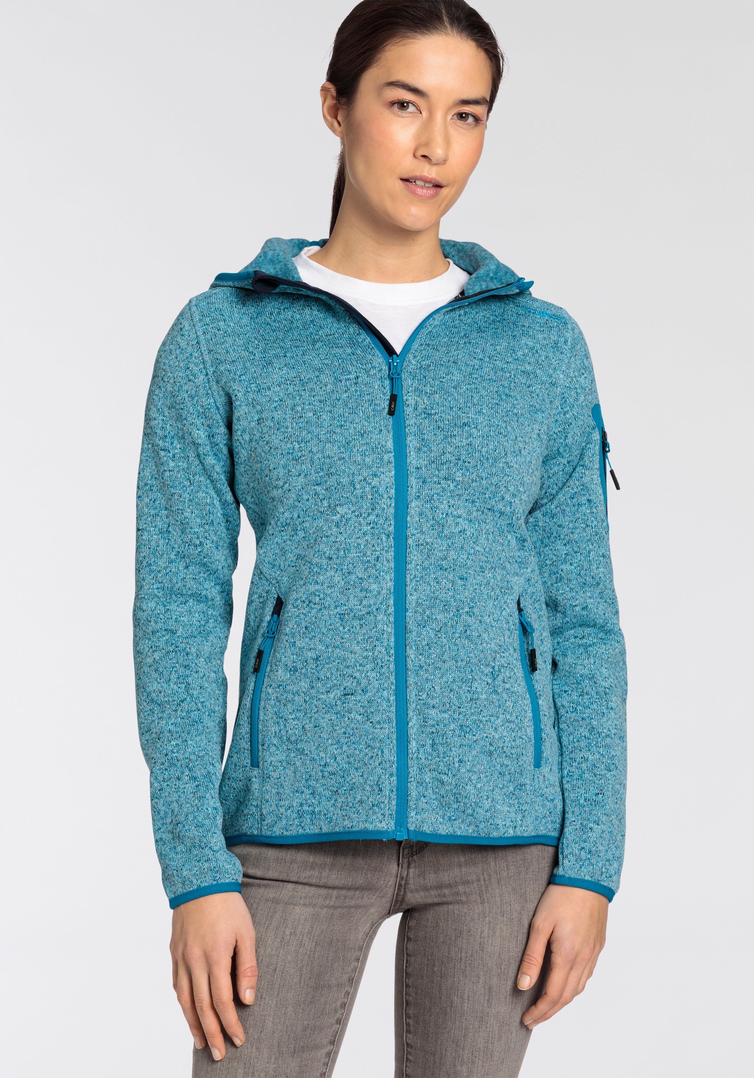 anice-giada Fleecejacke HOOD WOMAN FIX JACKET CMP