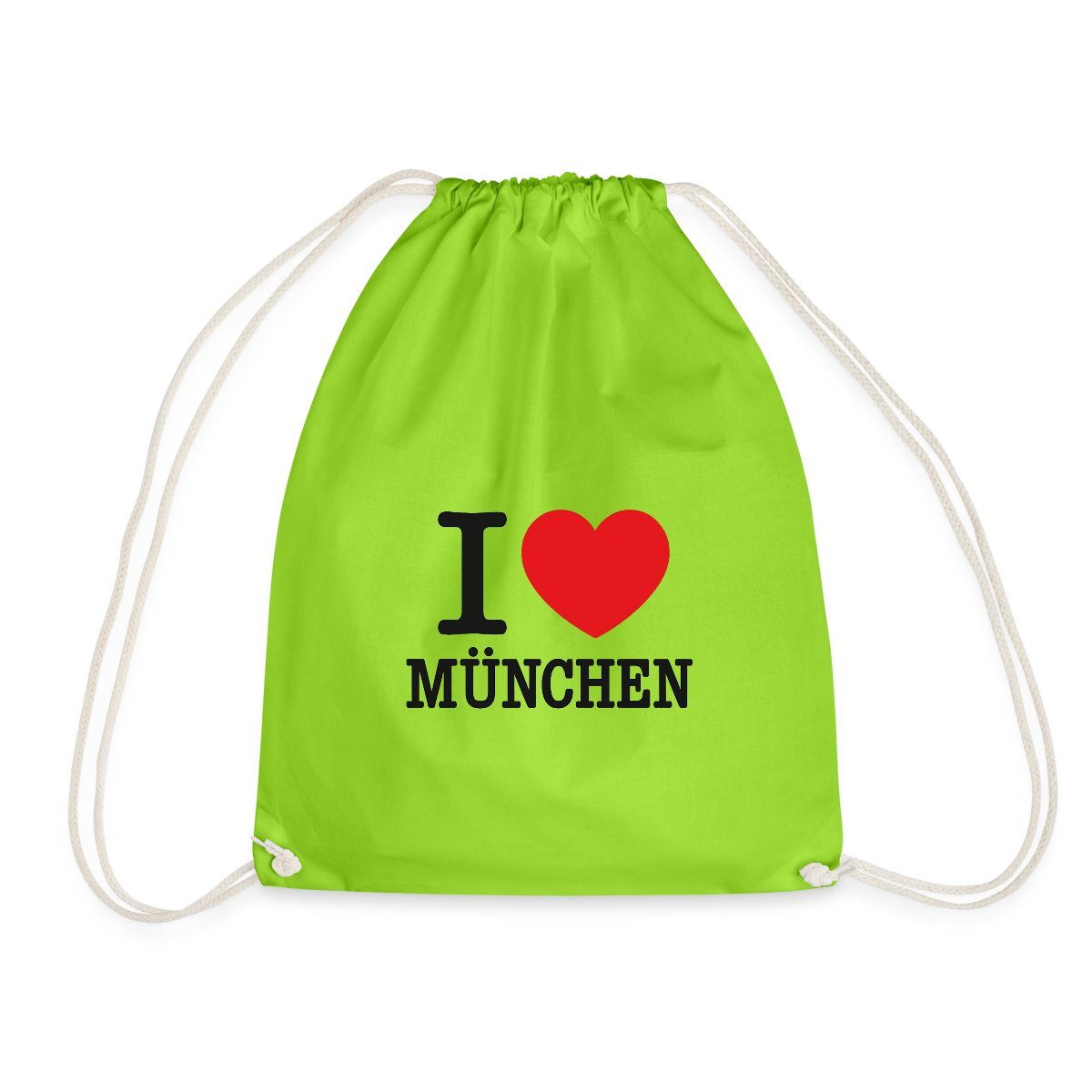 Spreadshirt Turnbeutel I Love München Herz Bayern Munich Turnbeutel (1-tlg)