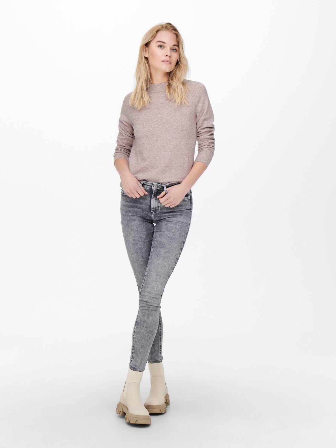 ONLY Strickpullover ONLRICA LIFE L/S PULLOVER günstig online kaufen