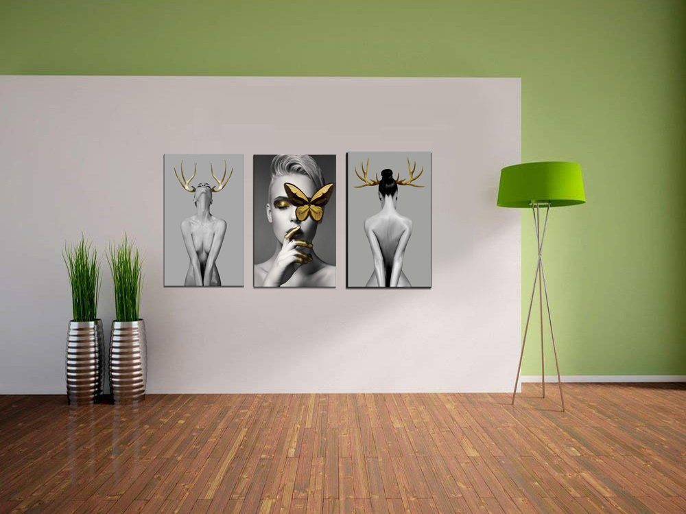 Visario Leinwandbild 3-teiliges Wandbild von Visario, günstig online kaufen