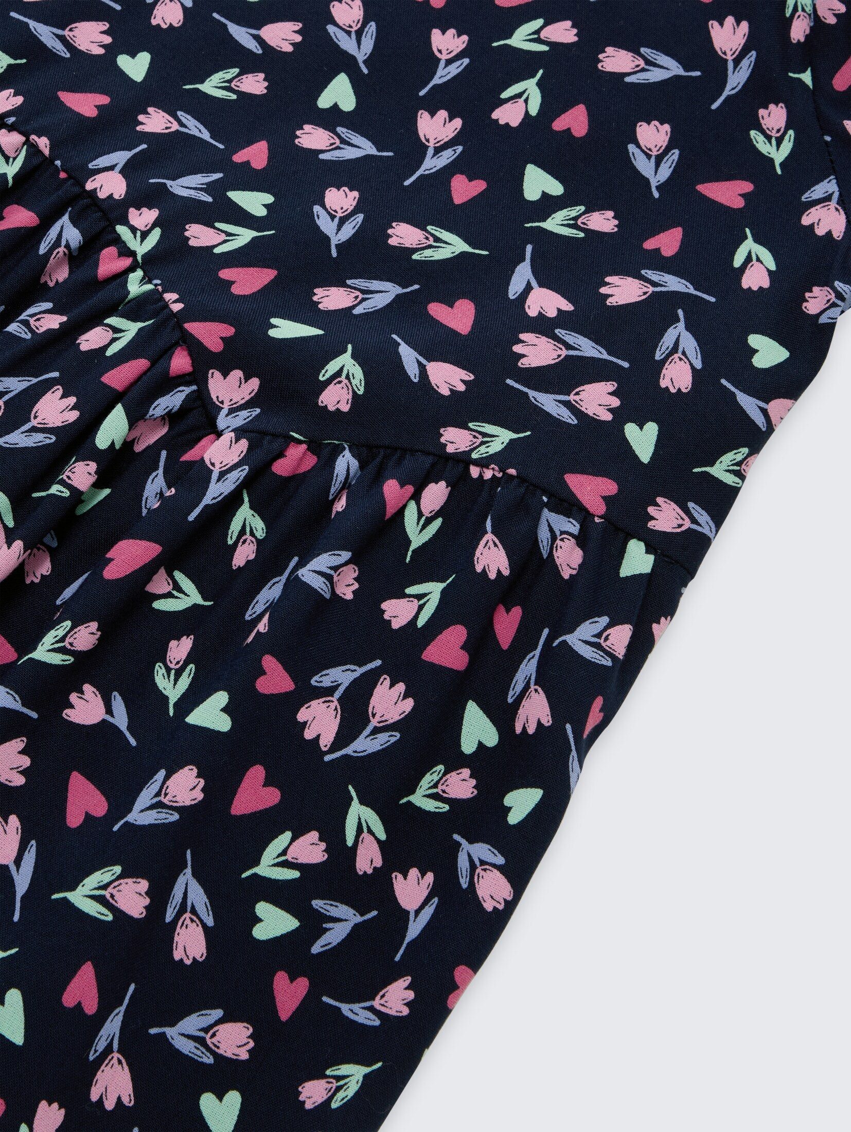 TOM TAILOR Sommerkleid Kleider & Jumpsuits Midi-Kleid mit Blumenmuster