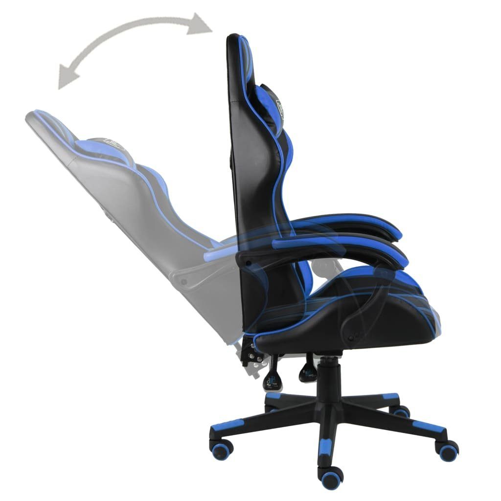 Gaming-Stuhl Blau Kunstleder Bürostuhl | Blau St) Schwarz Blau vidaXL (1 und