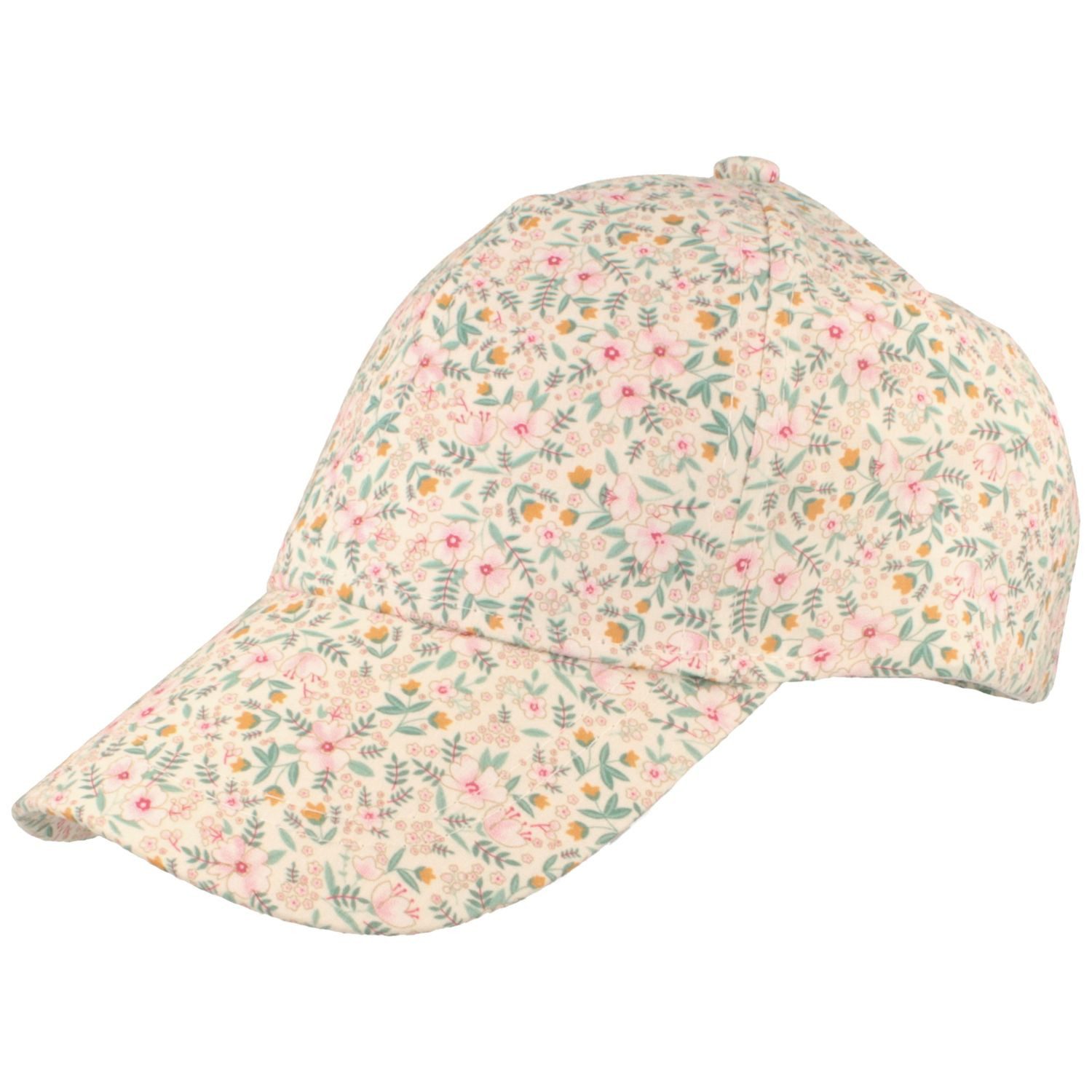 Breiter Schiebermütze Florale Kinder Baseballcap aus 100% Baumwolle