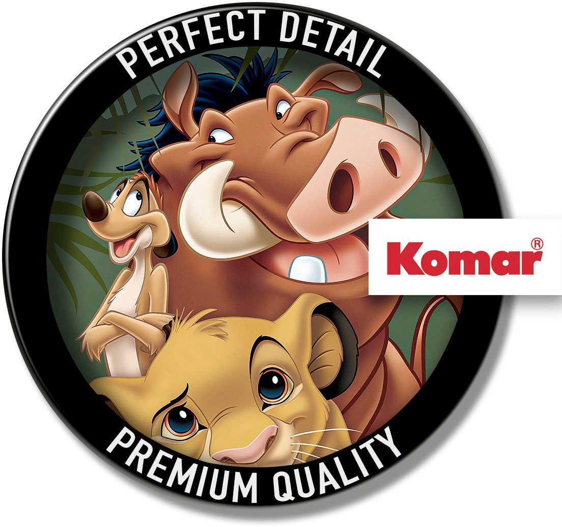 Komar Bild Lion King Carefree Trio, Disney (1 St), Wandbild zur Dekoration im Kinderzimmer - ohne Rahmen