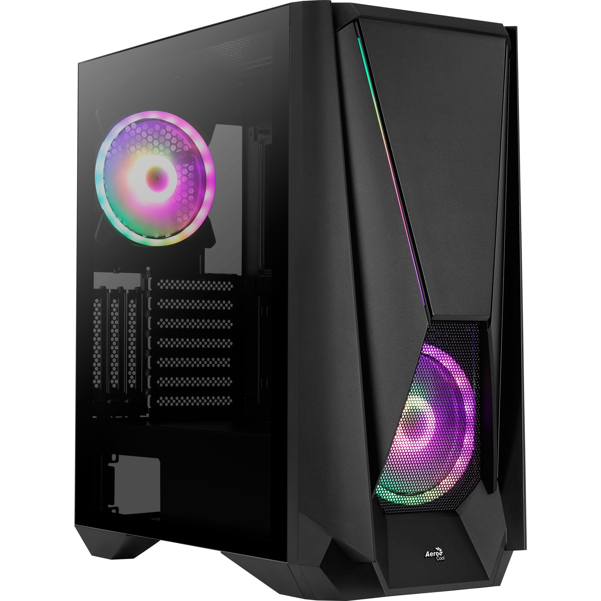 Aerocool Корпуса ПК Aerocool Visor, Tower-Gehäuse, (Tempered Glass)
