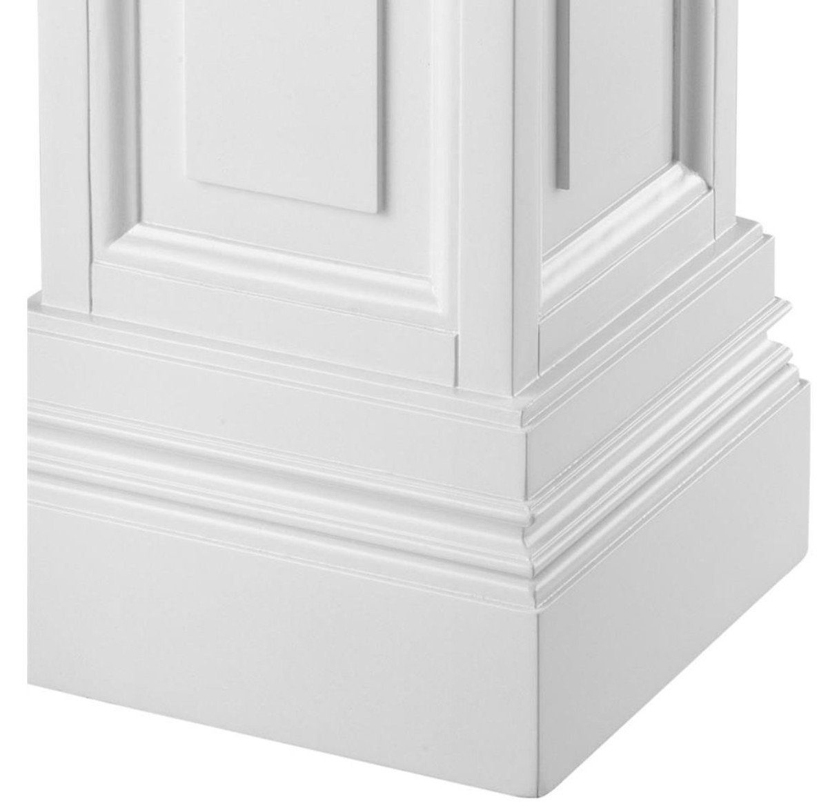 Beistelltisch Casa Luxus 33 x Säule cm Kollektion Padrino Weiß x 120 - 33 H.